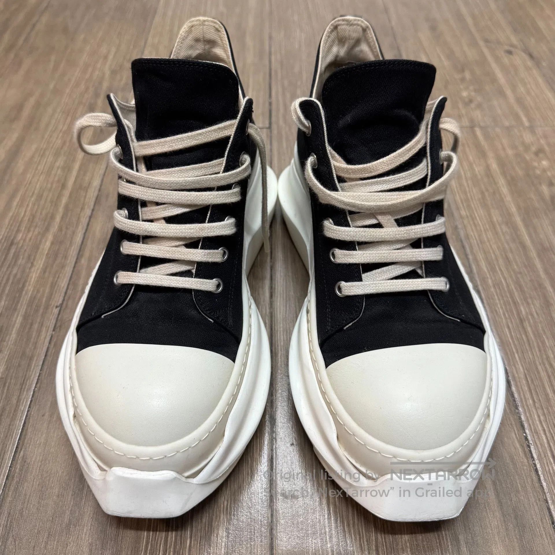Rick Owens Drkshdw Rick Owens Drkshdw Black Lace-Up Shoes. Size US 8 / EU 41 - 3 Thumbnail