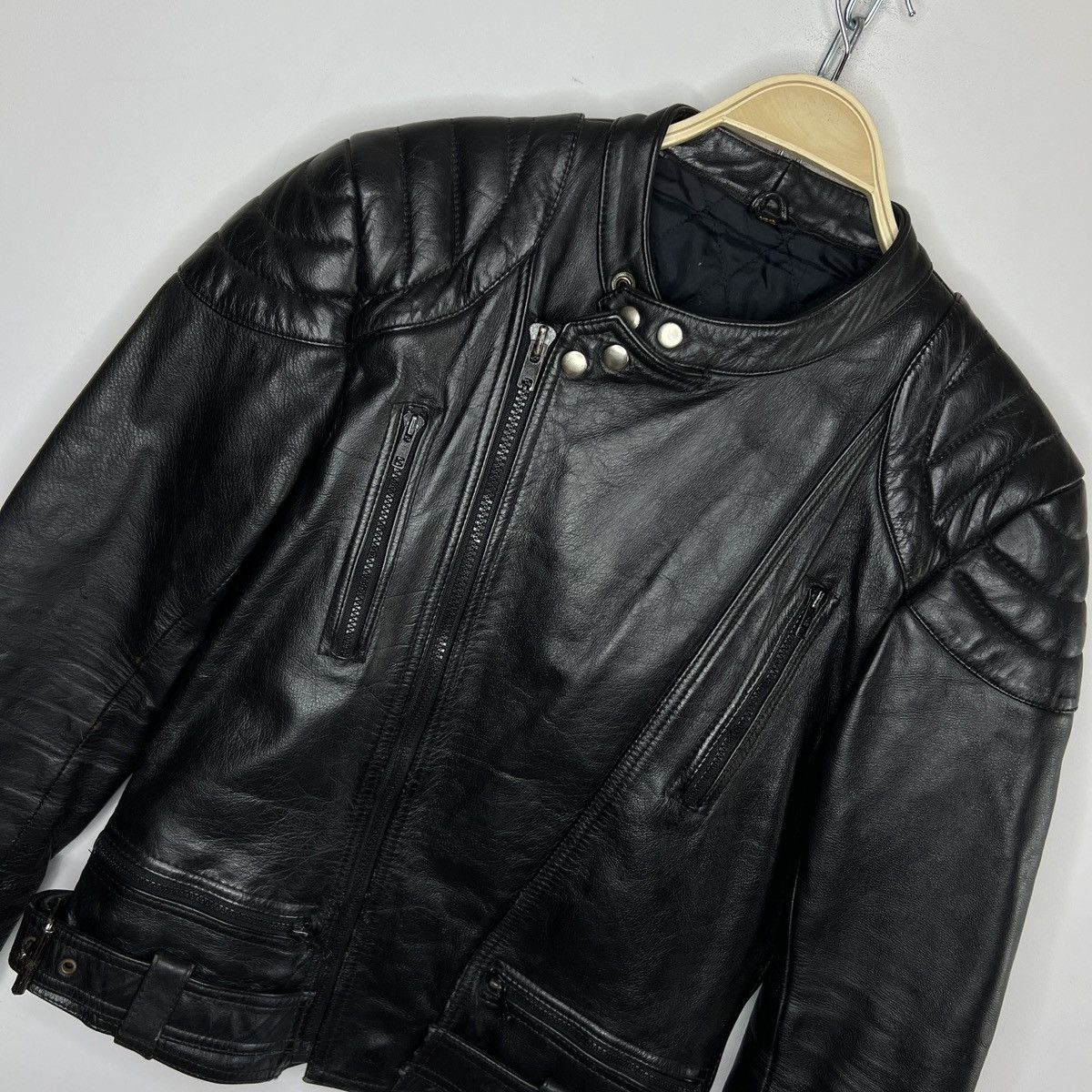 Vintage Moto Vintage Racing Leather Jacket Ramones Biker 90s Punk Size US M / EU 48-50 / 2 - 6 Thumbnail