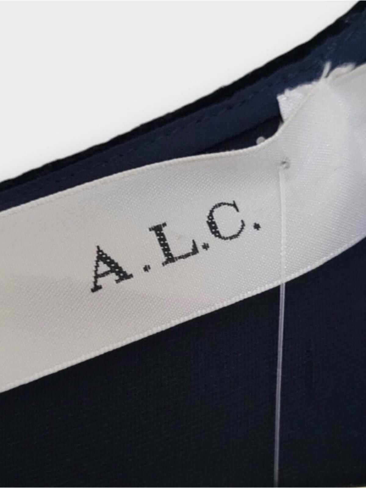 Alchemist A.L.C. Black/Blue Velvet Dress Size L / US 10 / IT 46 - 5 Thumbnail