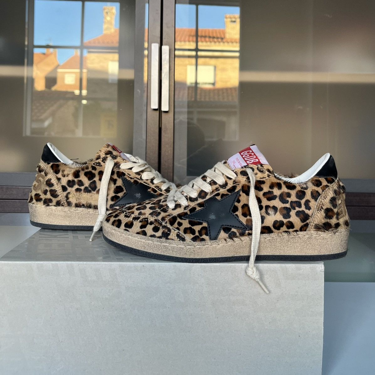 Golden Goose Ball Star Cheetah Print Size US 6 / IT 36 - 7 Thumbnail