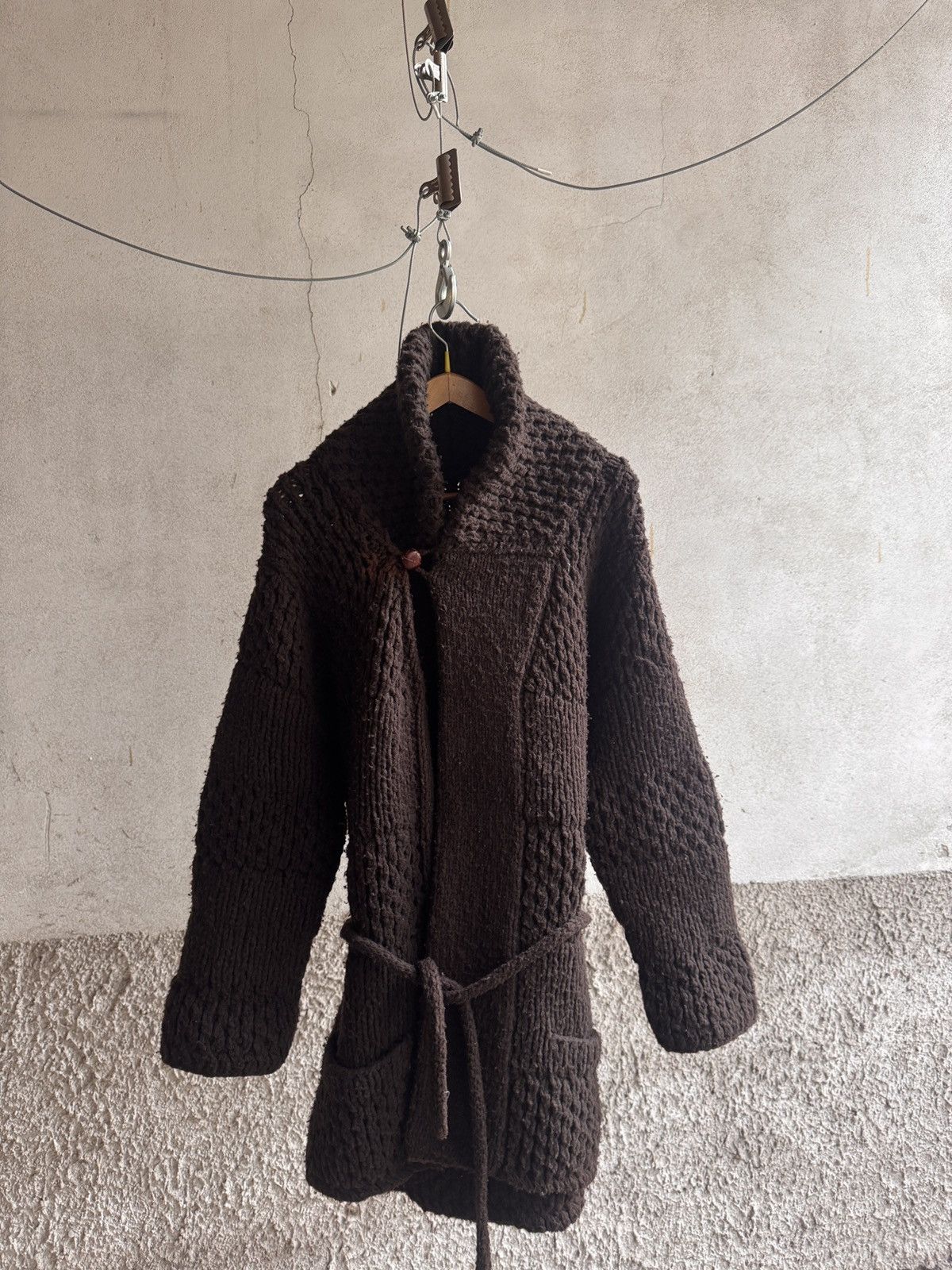 Maison Margiela Maison Martin Margiela Knitted Shawl Collar Caban Size US L / EU 52-54 / 3 - 10 Thumbnail