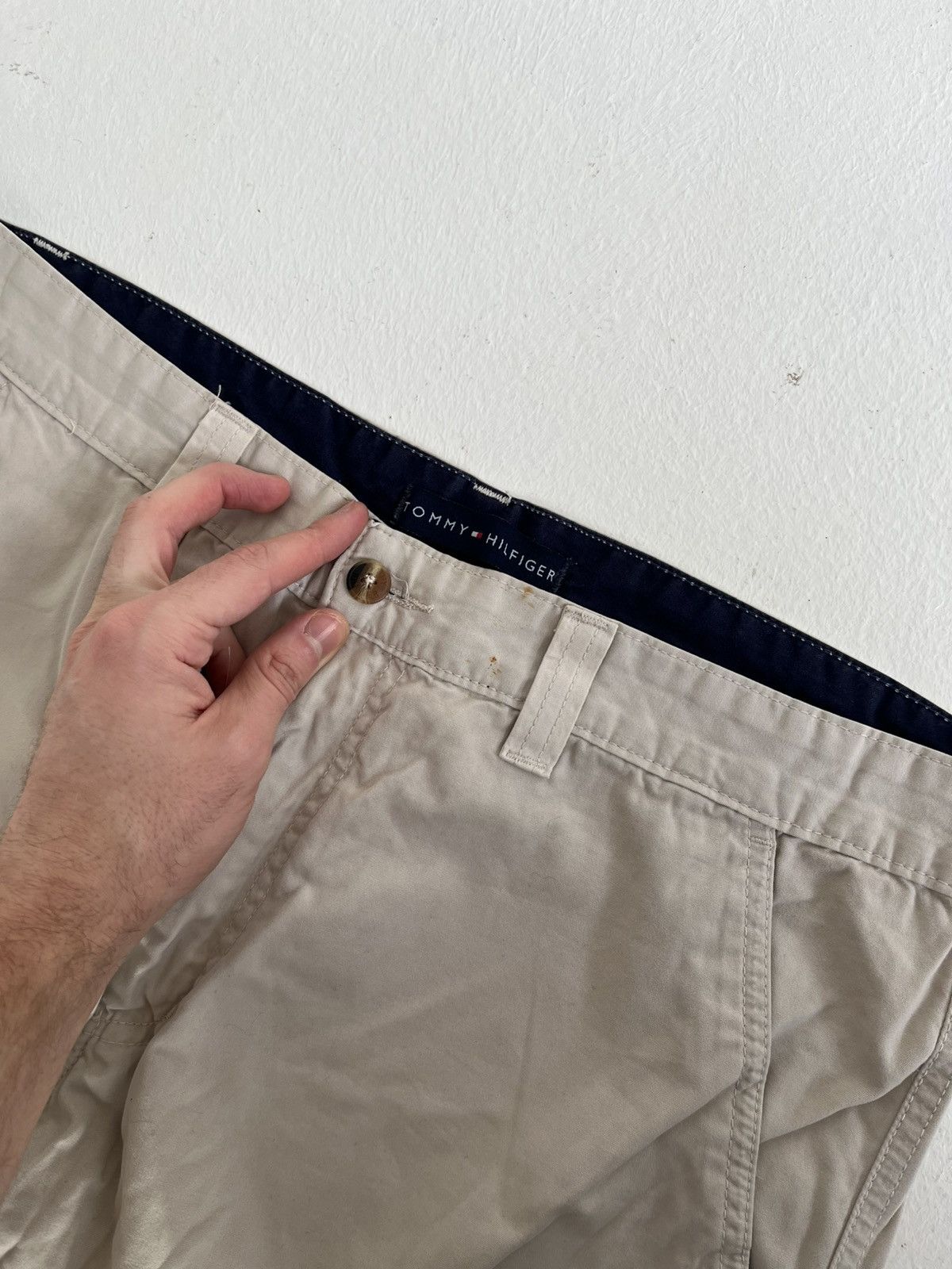 Tommy Hilfiger × Vetements Vintage 90sTommy Hillfiger wide cargo pants Y2K multi pocket Size US 34 / EU 50 - 6 Thumbnail