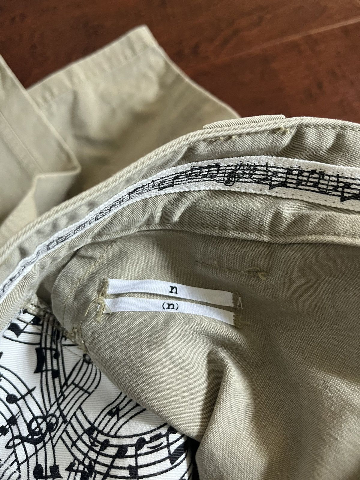 Number (N)ine SS09 Chino Pants Lonesome Heroes Size US 29 - 6 Thumbnail