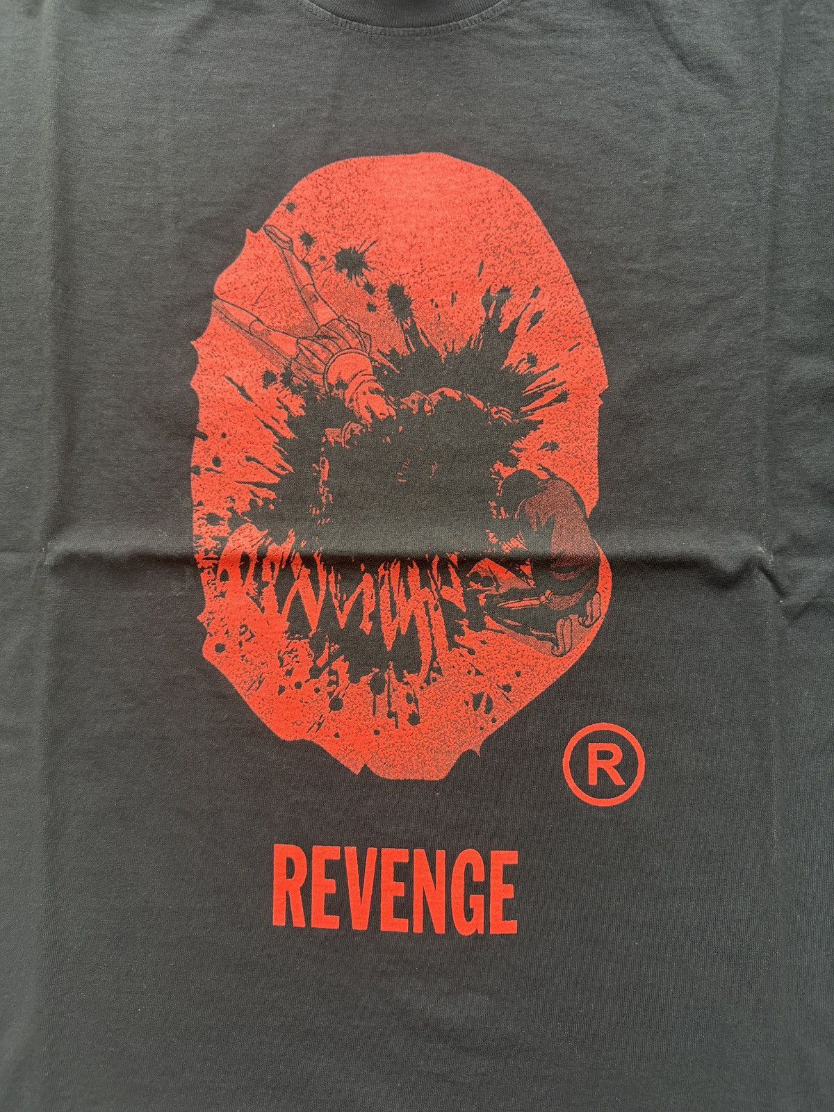 Revenge Revenge x Bapesta Black/Red T Shirt Size Small Size US S / EU 44-46 / 1 - 2 Thumbnail