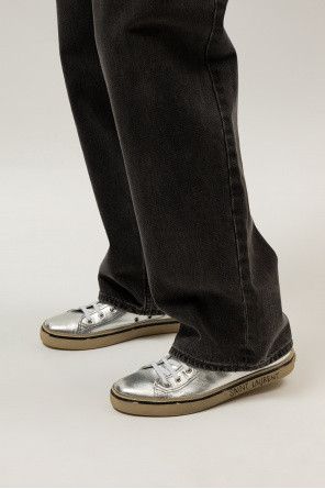 Saint Laurent Paris o1bcso1str1124 Larry 05 Sn Met in Silver Size US 7 / IT 37 - 5 Thumbnail