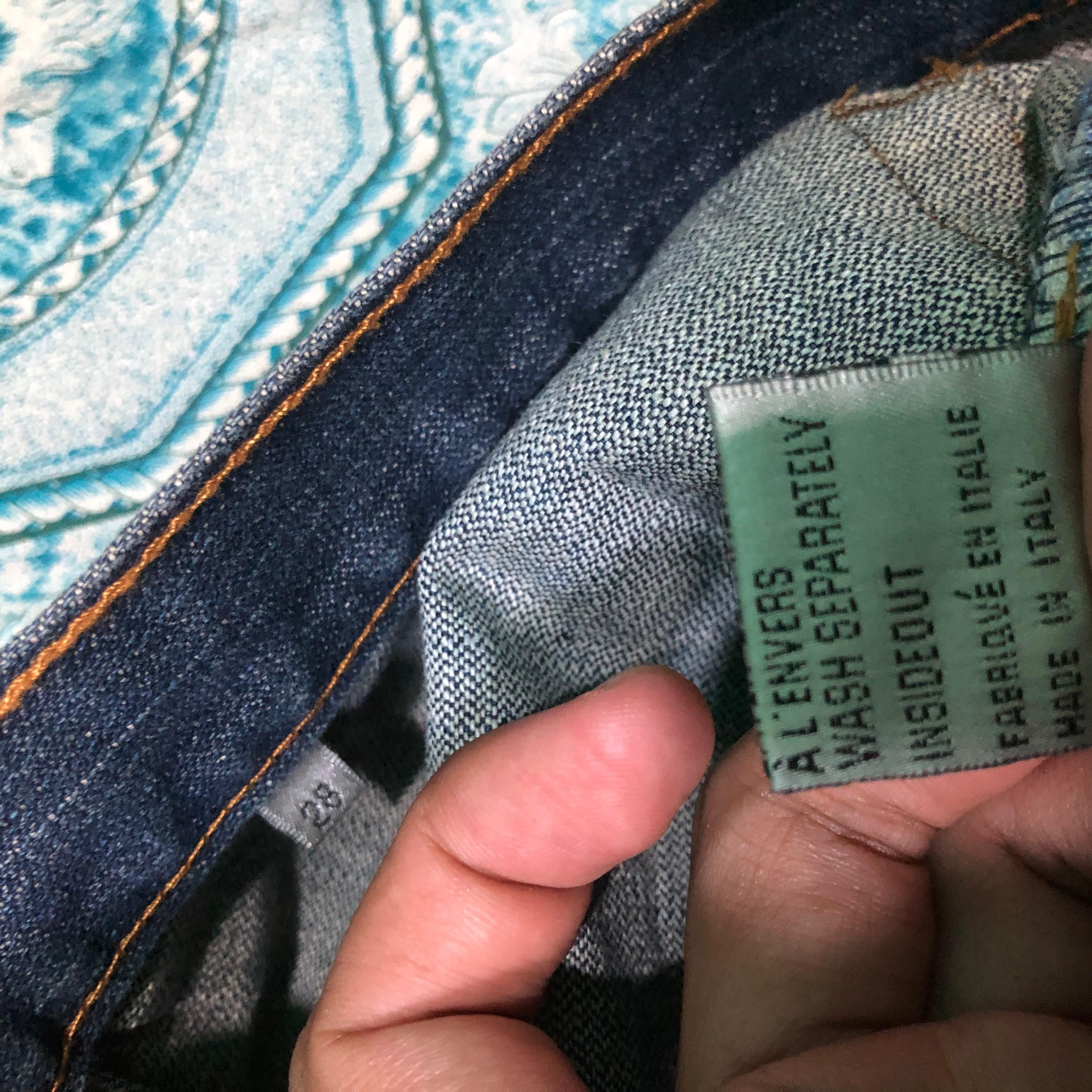 Dior Dior Scrible Distressed Jeans by Hedislimane Size US 28 / EU 44 - 7 Thumbnail