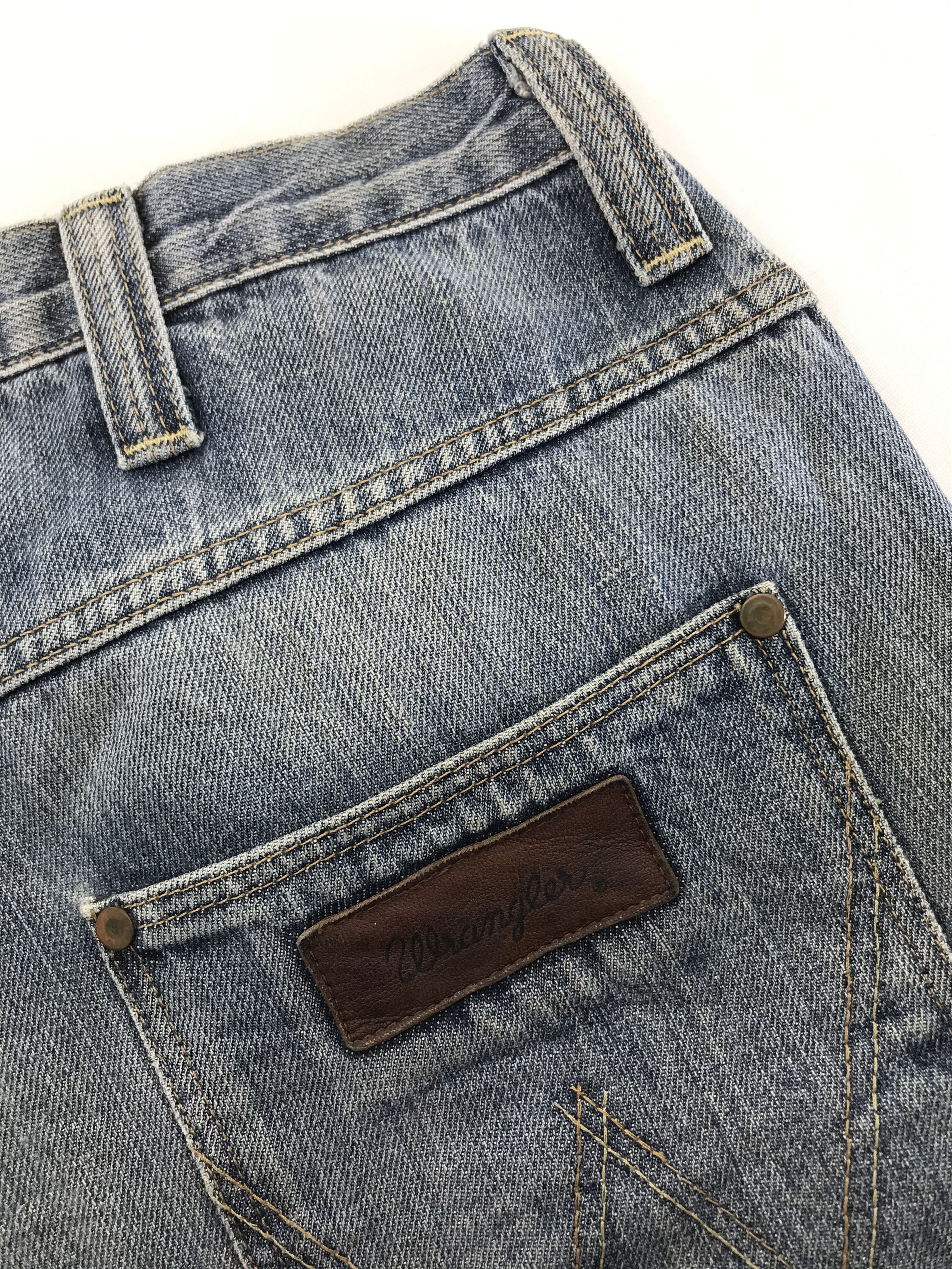Wrangler Vintage Wrangler Fly Buttons Flare Jeans Size US 35 - 14 Thumbnail