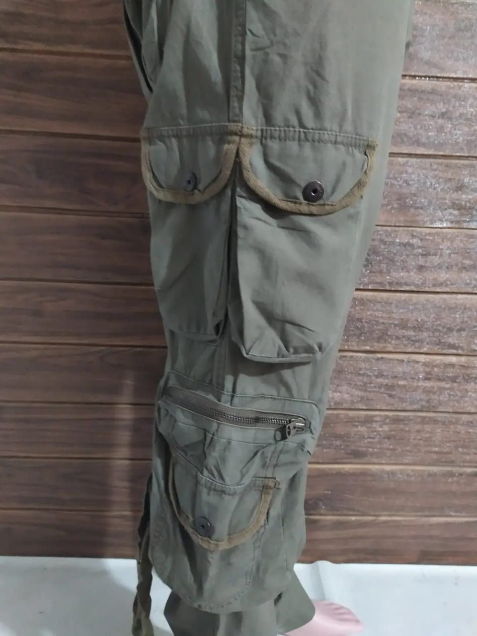 Japanese Brand Hendrix Project Multipocket Tactical Cargo Bondage Pants Size US 34 / EU 50 - 15 Thumbnail