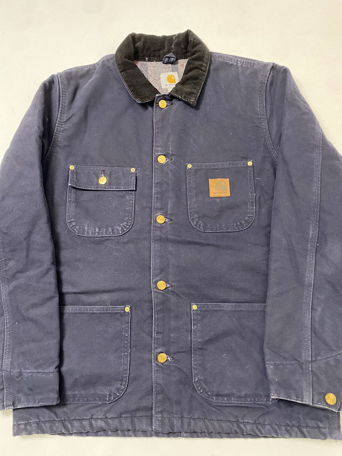 Carhartt Wip Carhartt WIP Chore Coat Jacket Size L Used Blue used Size US L / EU 52-54 / 3 - 1 Thumbnail