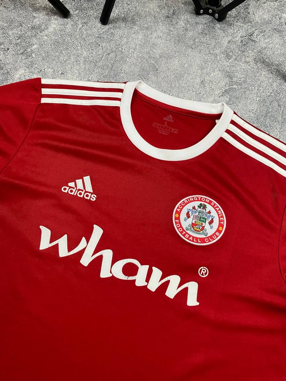 Adidas Accrington Stanley 2018/2019 England Adidas Soccer Jersey Size US L / EU 52-54 / 3 - 5 Thumbnail