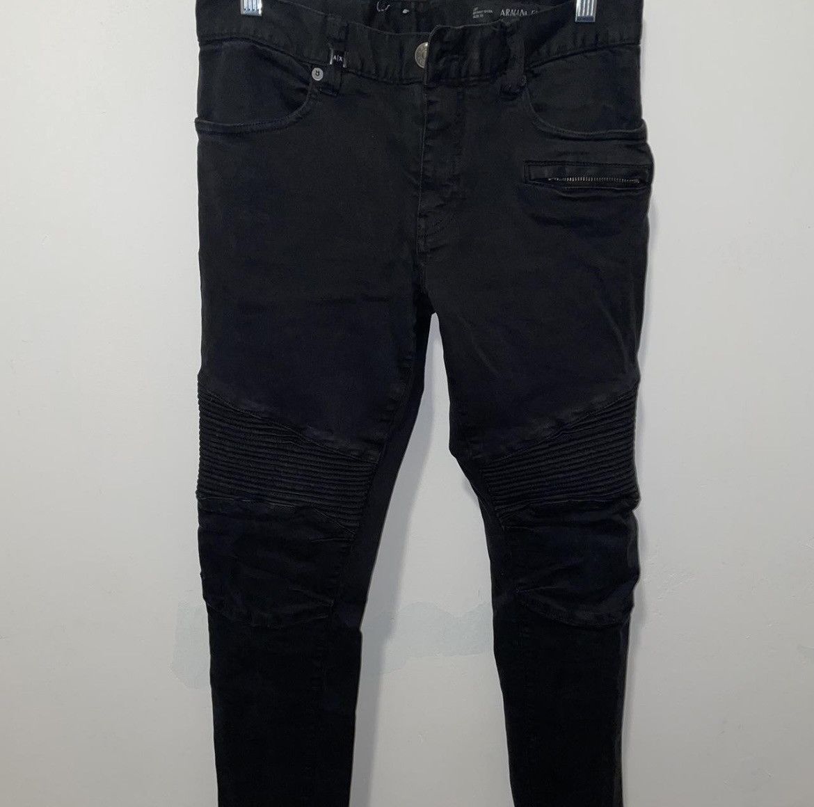 Armani Exchange Armani Exchange J27 Skinny Biker Jeans Size US 30 / EU 46 - 2 Thumbnail