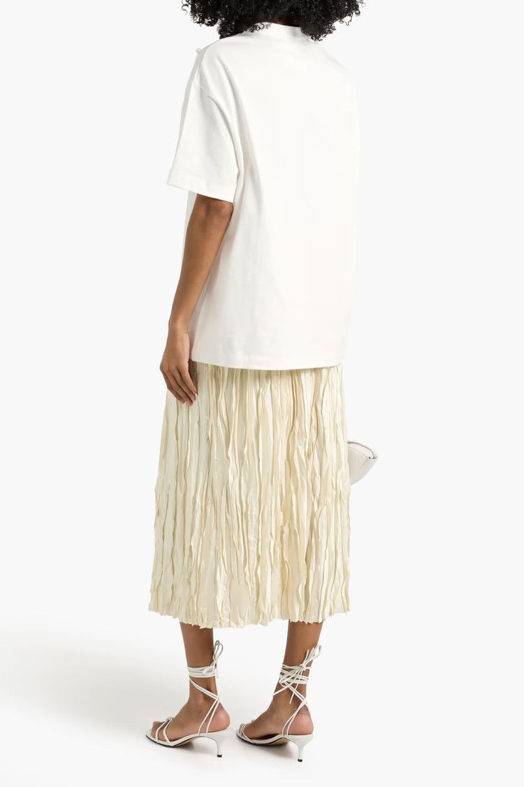 Jil Sander o1mt1gz0426 T-Shirt in White Size XS / US 0-2 / IT 36-38 - 3 Thumbnail