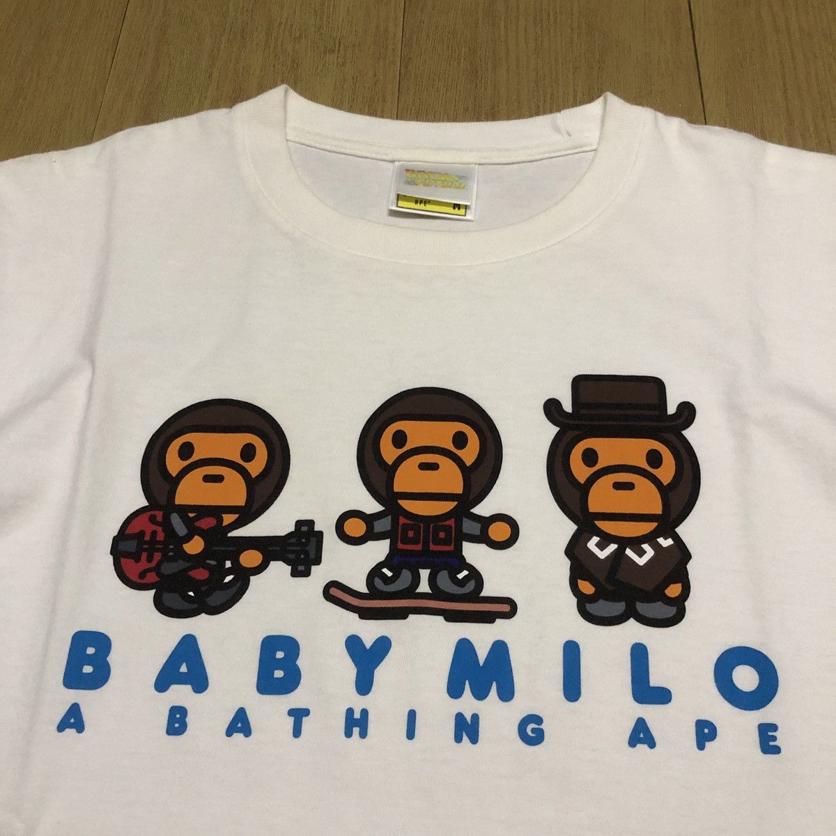 Bape Baby Milo Back To The Future Sciene Fiction Film Tshirts Size US M / EU 48-50 / 2 - 3 Thumbnail