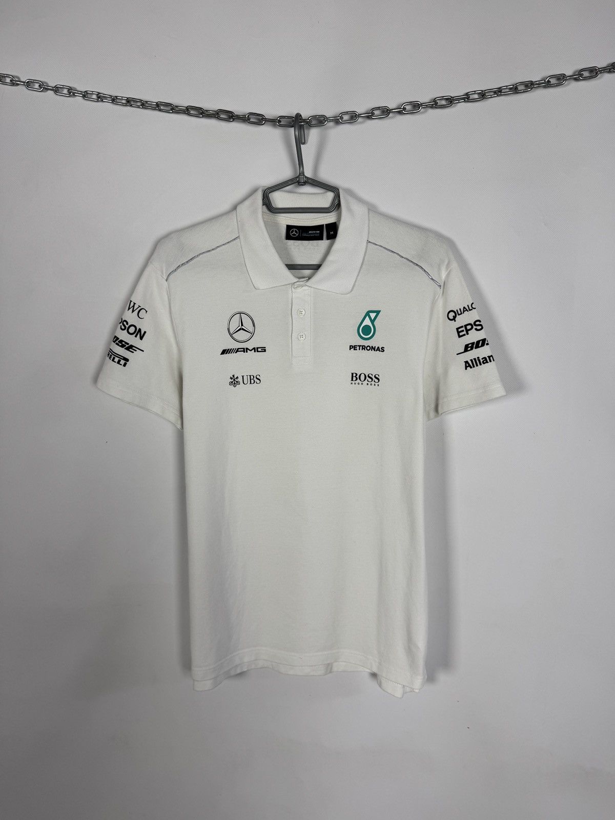 Mercedes-Benz Mercedes Benz AMG Petronas Formula One Team Racing Polo Sz M Size US M / EU 48-50 / 2 - 2 Thumbnail
