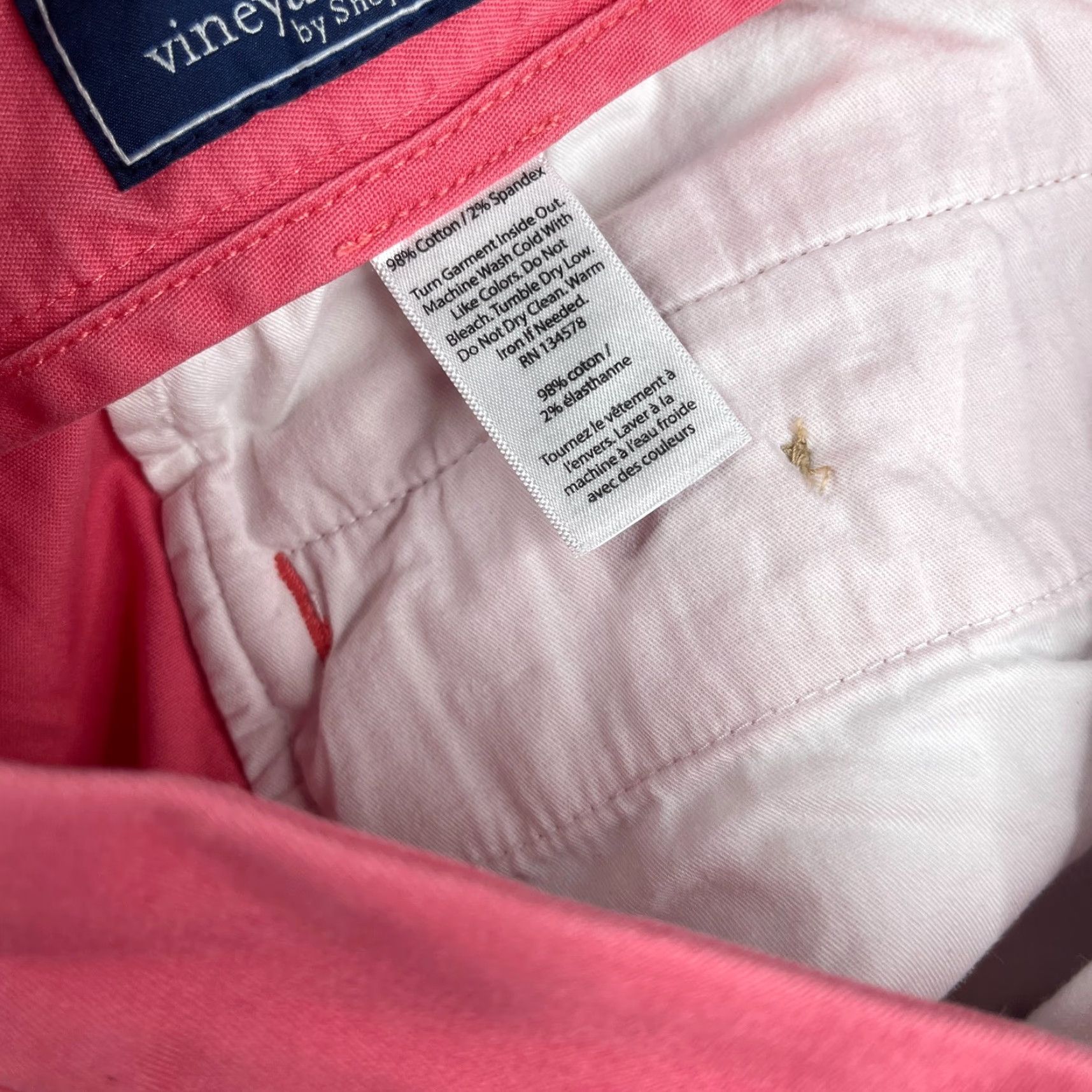 Vineyard Vines Vineyard Vines Breaker Shorts Mens 38 Chino Pink Casual Outdoor Preppy Summer Spring Fall Mens Size US 38 / EU 54 - 7 Thumbnail