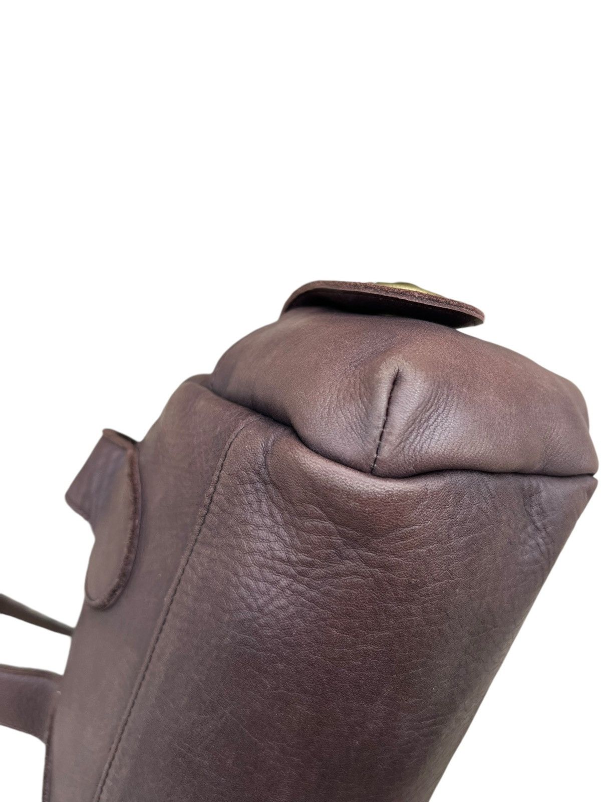 Leather Selvedge Japan Patina Real Leather Cargo Bag Size ONE SIZE - 17 Thumbnail