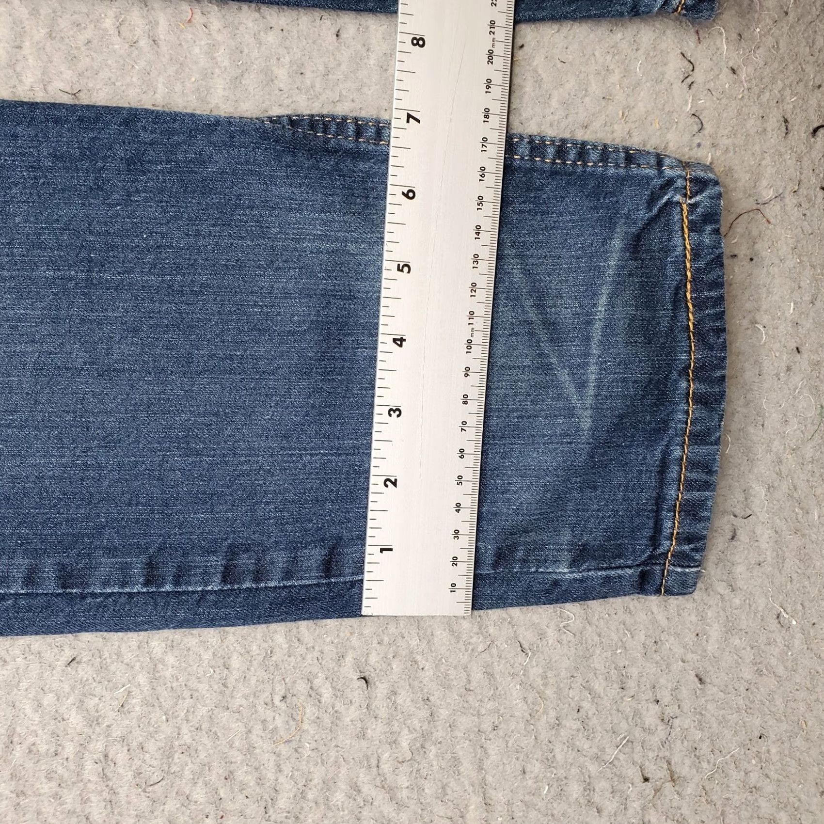 Levi's Levi's 502 Jeans Mens 30x30 Blue Denim Medium Wash Straight Leg Size 30 Mens Jeans Regular Size US 30 / EU 46 - 5 Thumbnail