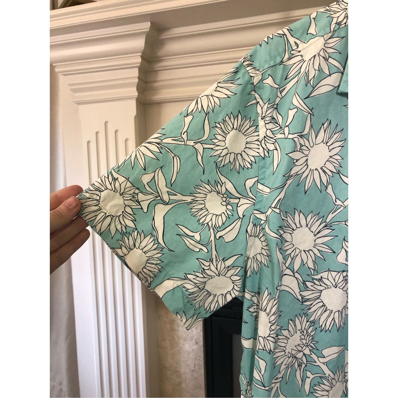 Other Goodfellow & Co. Men’s Light Blue Sunflower Print Short Slee Size US L / EU 52-54 / 3 - 4 Thumbnail