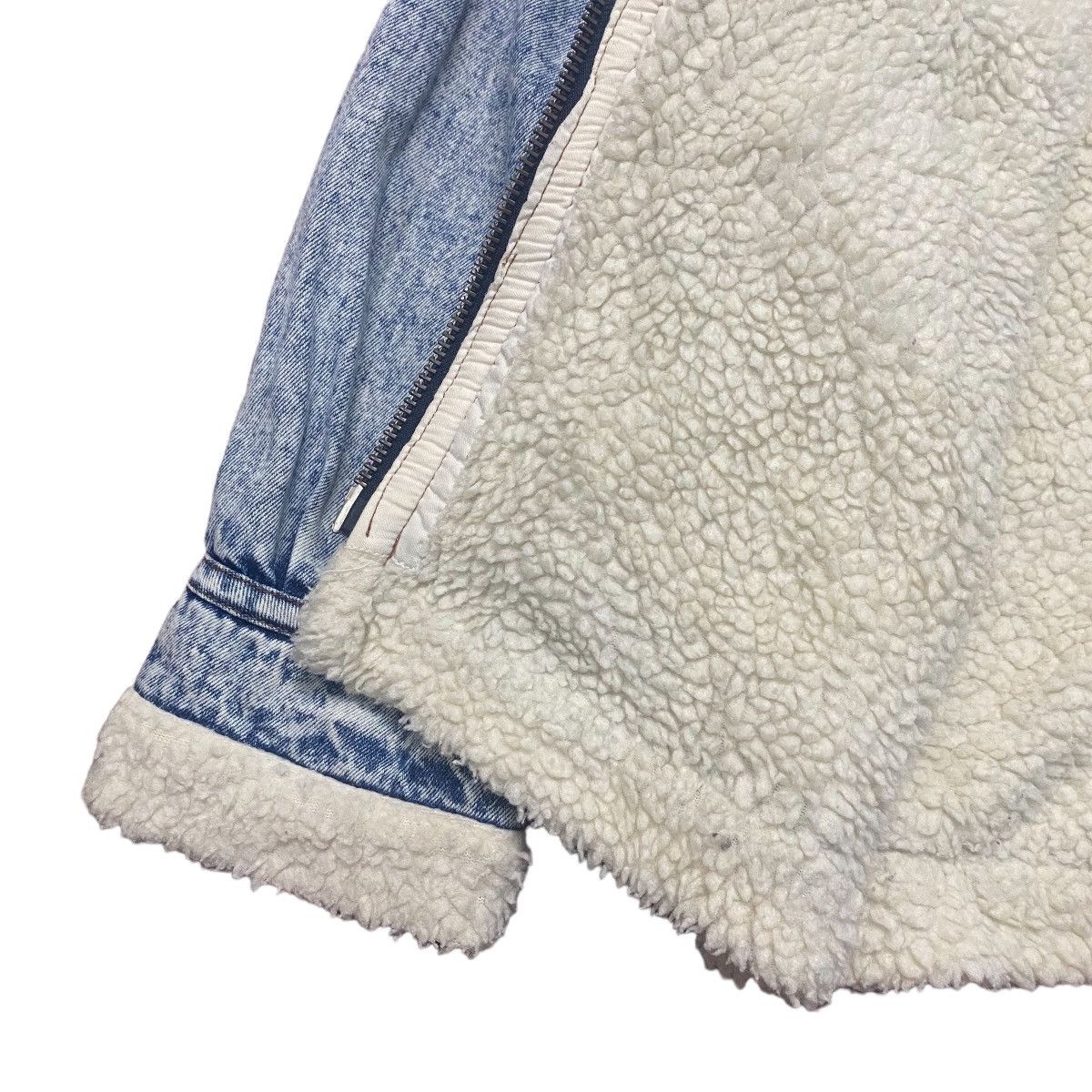 Japanese Brand Sherpa Denim Jacket Acid Wash Vintage Hacienda Winter Size US L / EU 52-54 / 3 - 5 Thumbnail