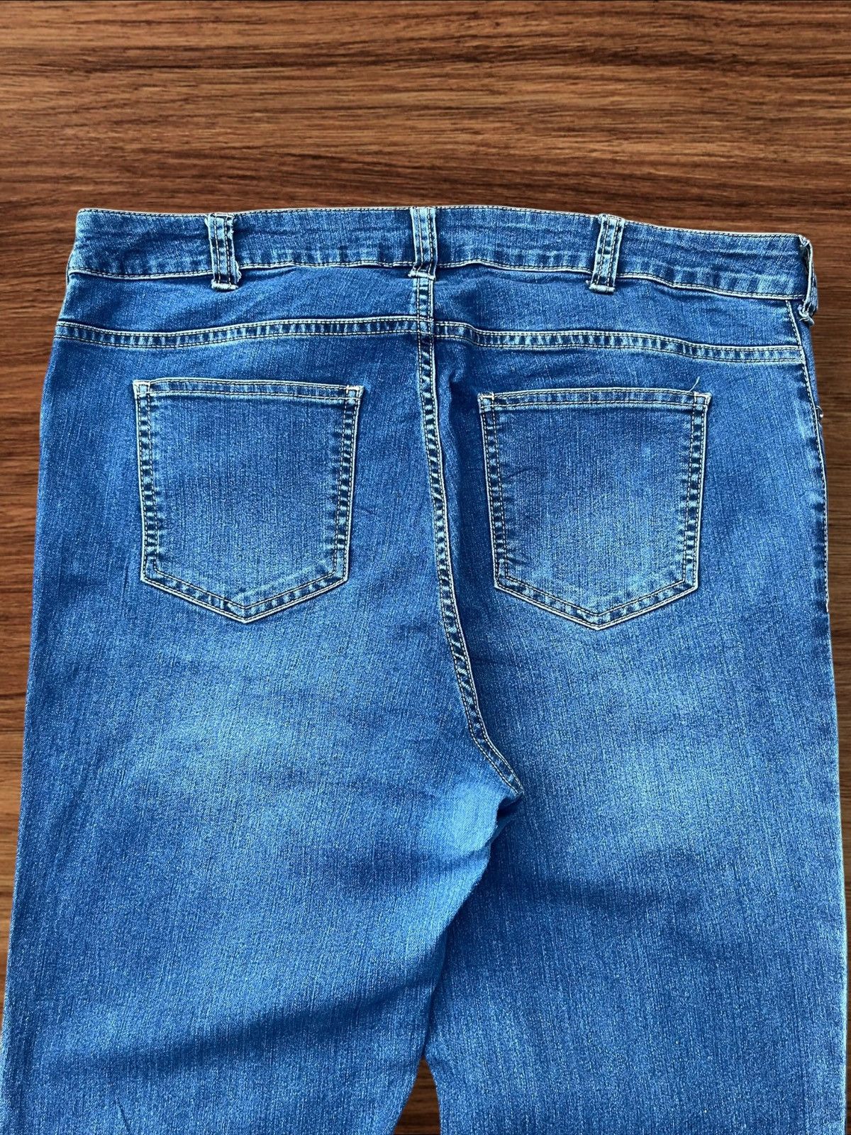 Japanese Brand Vintage Y2K Japanese Brand Blue Washed Mid Rise Flare Jeans Size US 36 / EU 52 - 6 Thumbnail