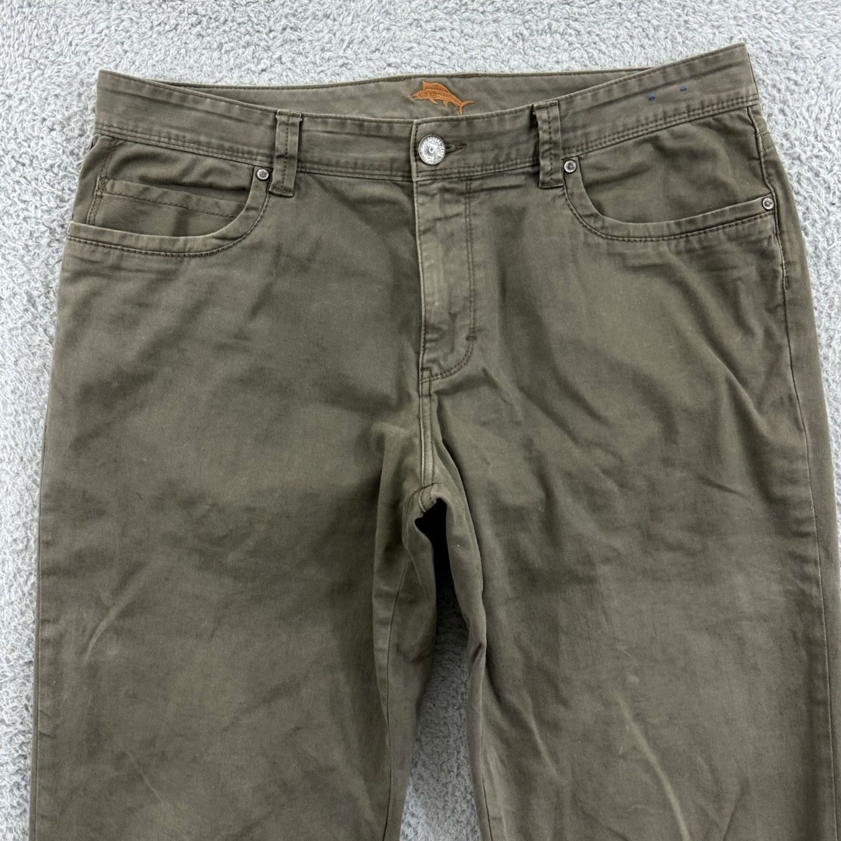 Tommy Bahama Tommy Bahama Pants Men Beige Chino Straight Trousers Slacks Casual 35 x32 Size US 35 - 3 Thumbnail