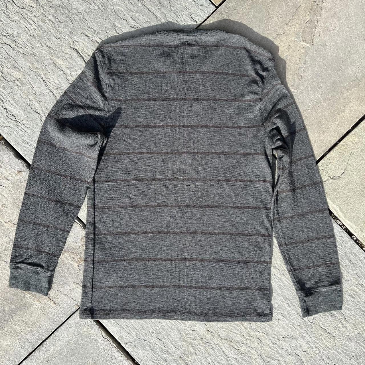 Urban Pipeline Dark Grey Heather Burgundy Striped Waffle Knit Thermal Size US S / EU 44-46 / 1 - 4 Thumbnail
