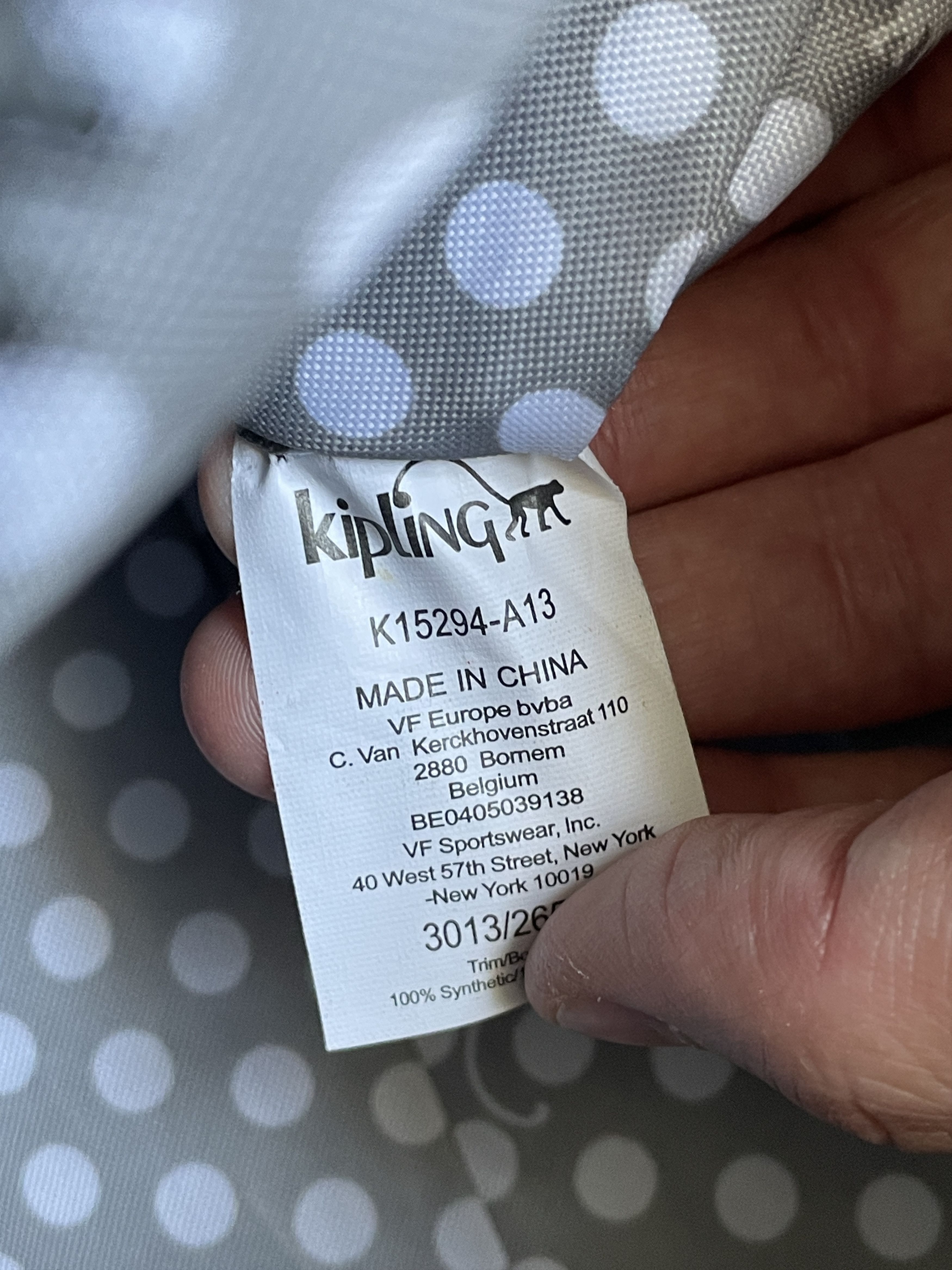 Vintage Y2K KIPLING BLACK MONKEY NYLON BAG Size ONE SIZE - 10 Thumbnail
