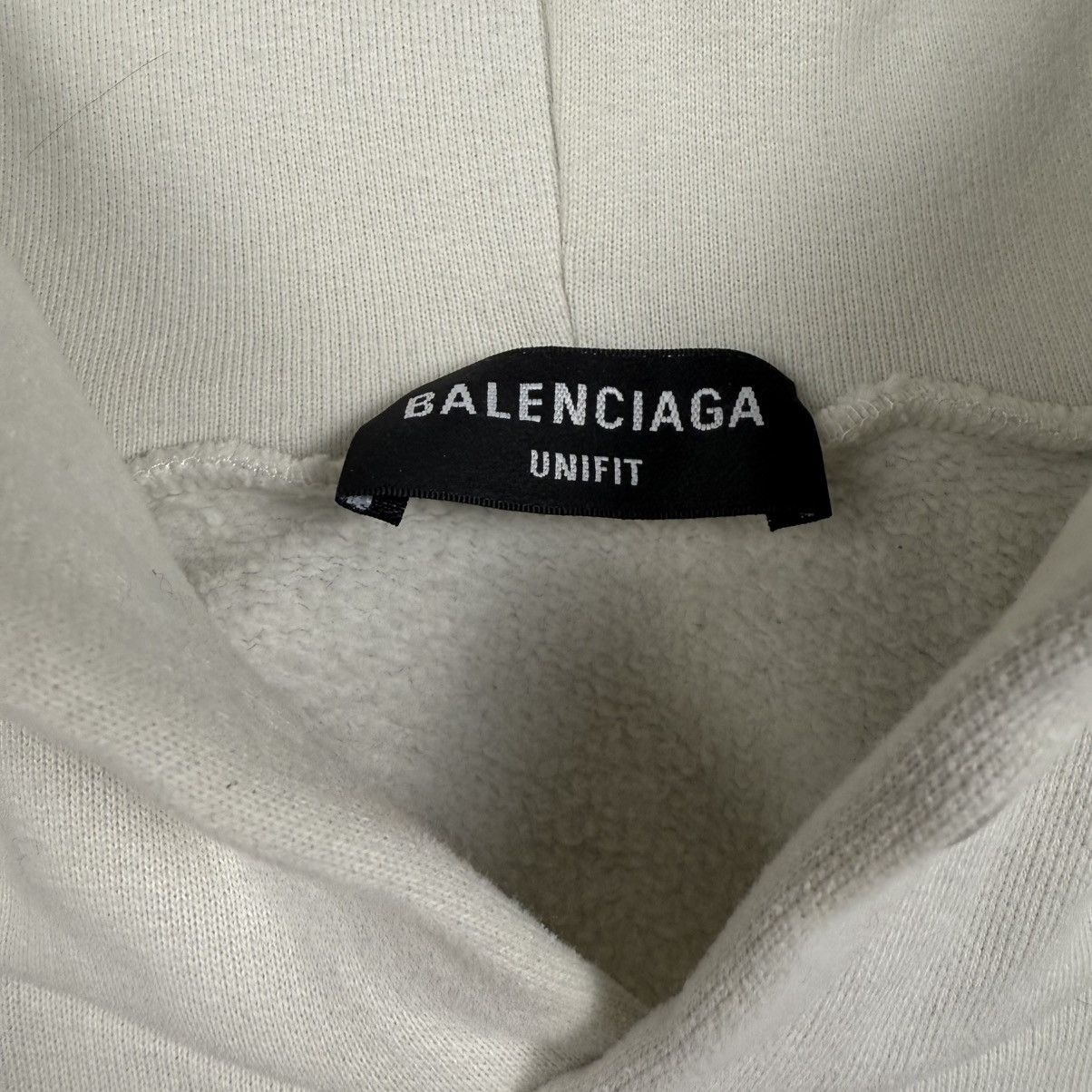 Balenciaga Balenciaga ‘Recycling’ White Pullover Hoodie Size US XL / EU 56 / 4 - 6 Thumbnail