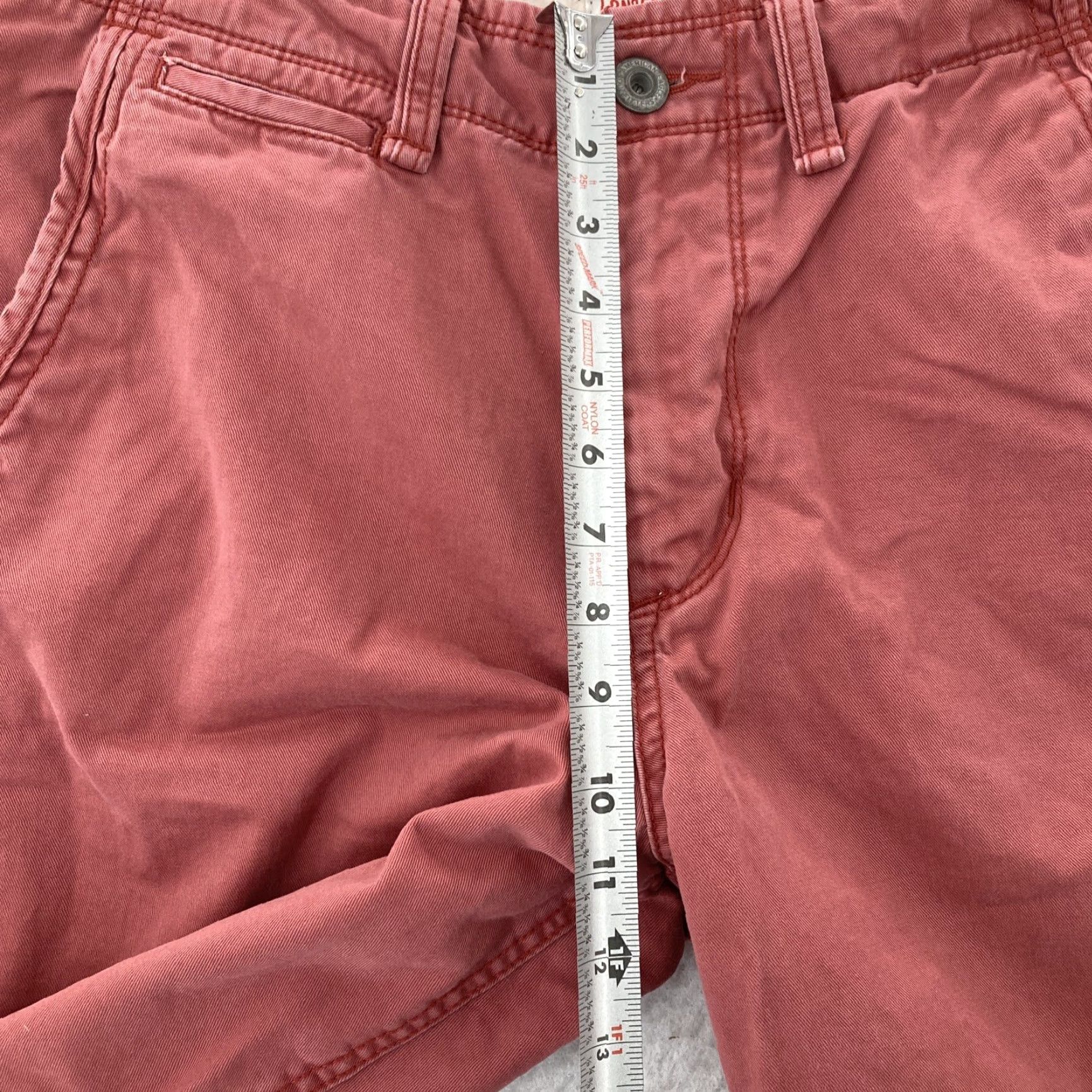 American Eagle Outfitters VINTAGE American Eagle Shorts Chino Mens 32 Pink Cotton 10'' Inseam Casual Logo Beach Classic Outdoor Mens Size US 32 / EU 48 - 4 Thumbnail