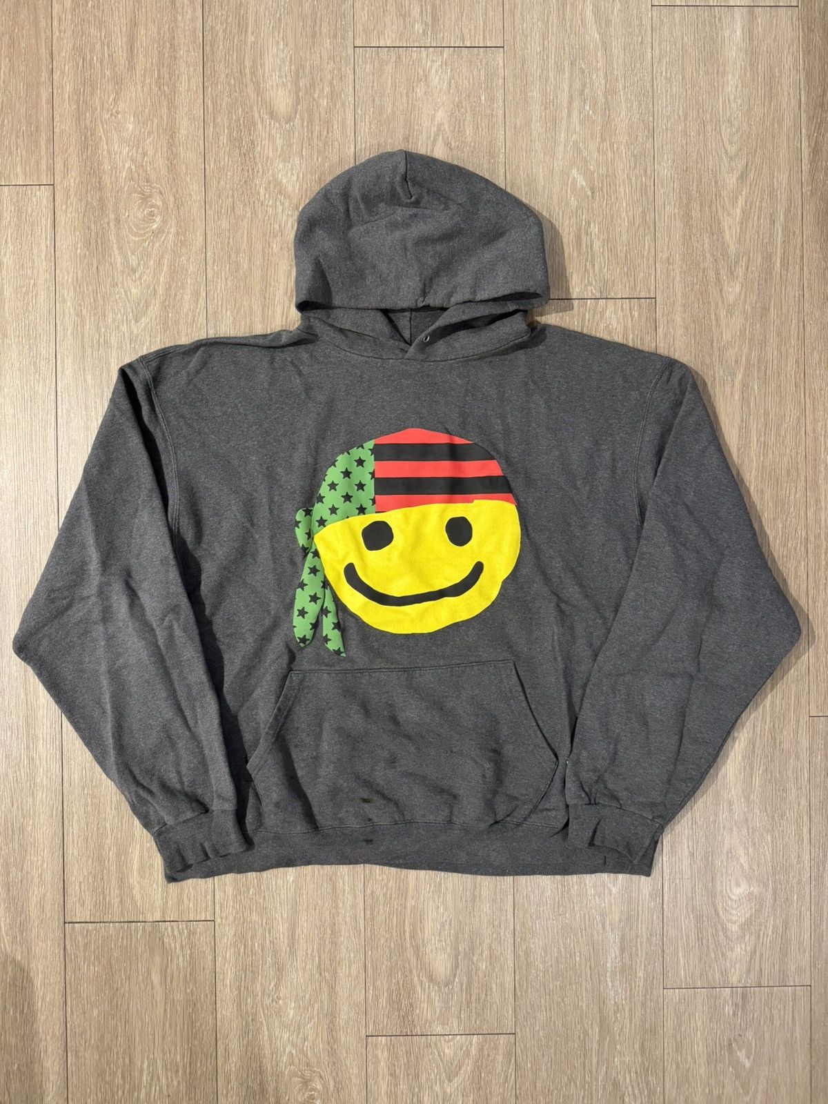 Cactus Plant Flea Market × DENIM TEARS CPFM Denim Tears Bandana Smiley Hoodie 1/1 Size US XL / EU 56 / 4 - 1 Thumbnail