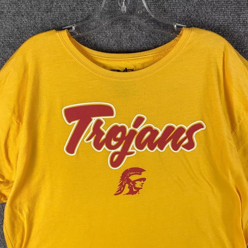 Other USC Trojans Shirt Adults 2XL Unisex Yellowed Rolled Cuff OVB Size XXL / US 16-18 / IT 52-54 - 2 Thumbnail
