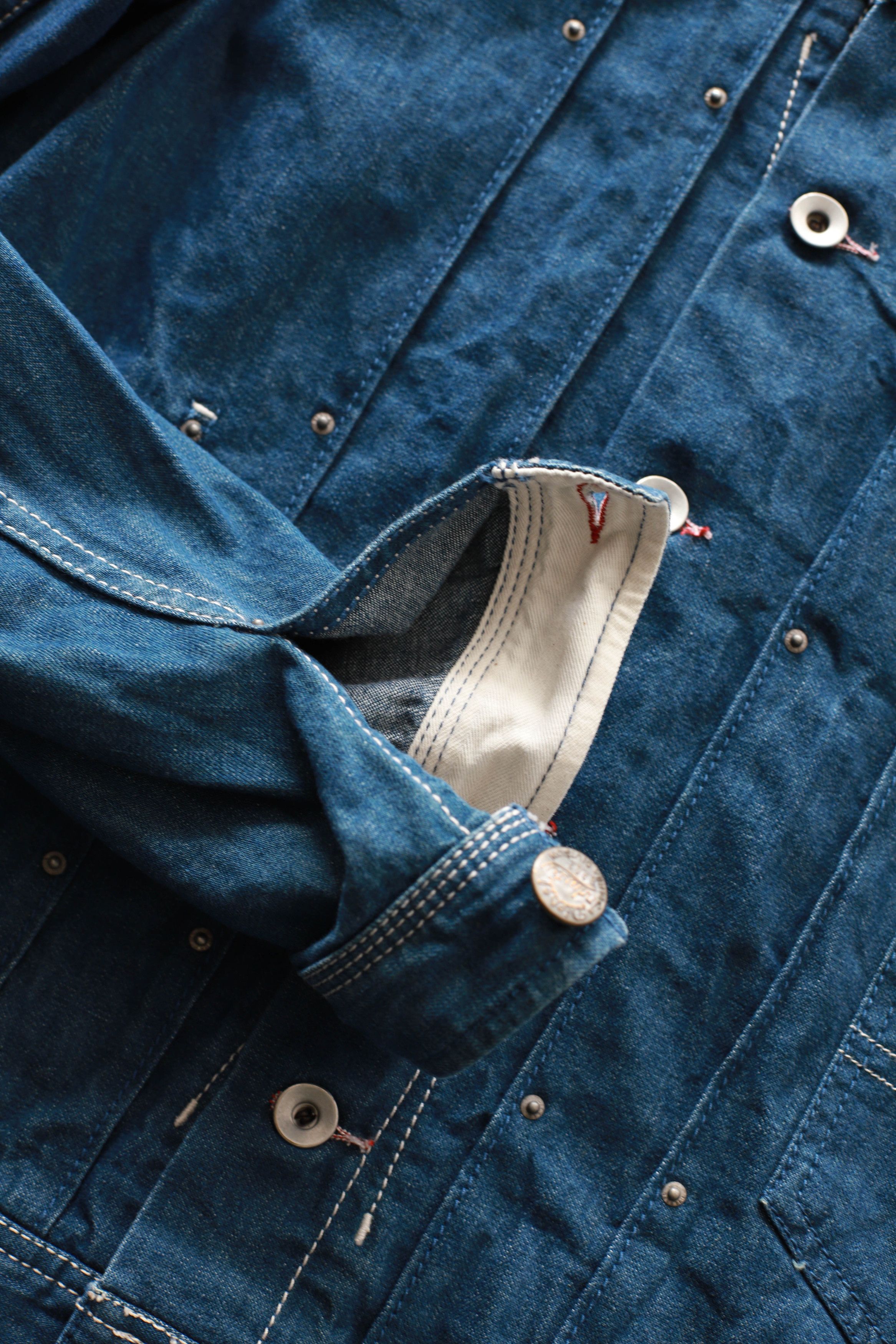 Diesel Men's Long Sleeve Juzicon Denim Jacket In Blue Denim Size US L / EU 52-54 / 3 - 12 Thumbnail