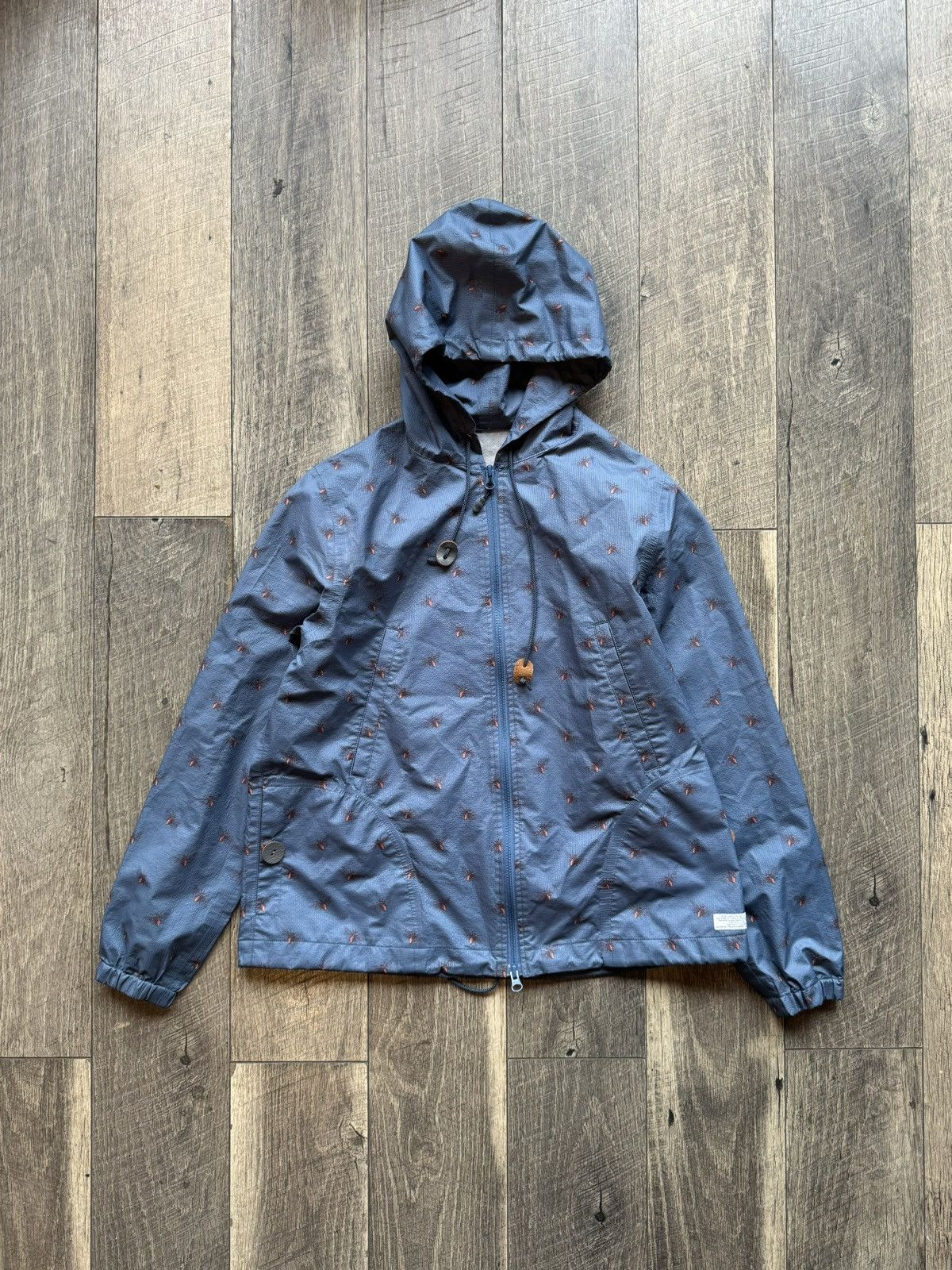 Undercover Flies Blue Nylon Windbreaker - Size 2