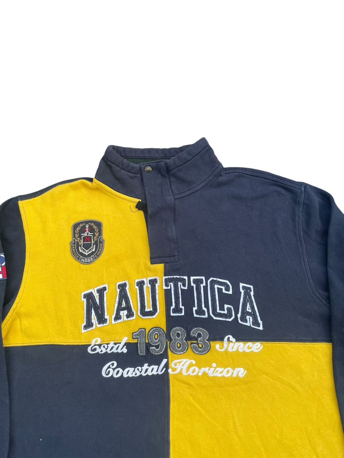Nautica Nautica Zipper Collar Sweatshirt Size US XL / EU 56 / 4 - 3 Thumbnail