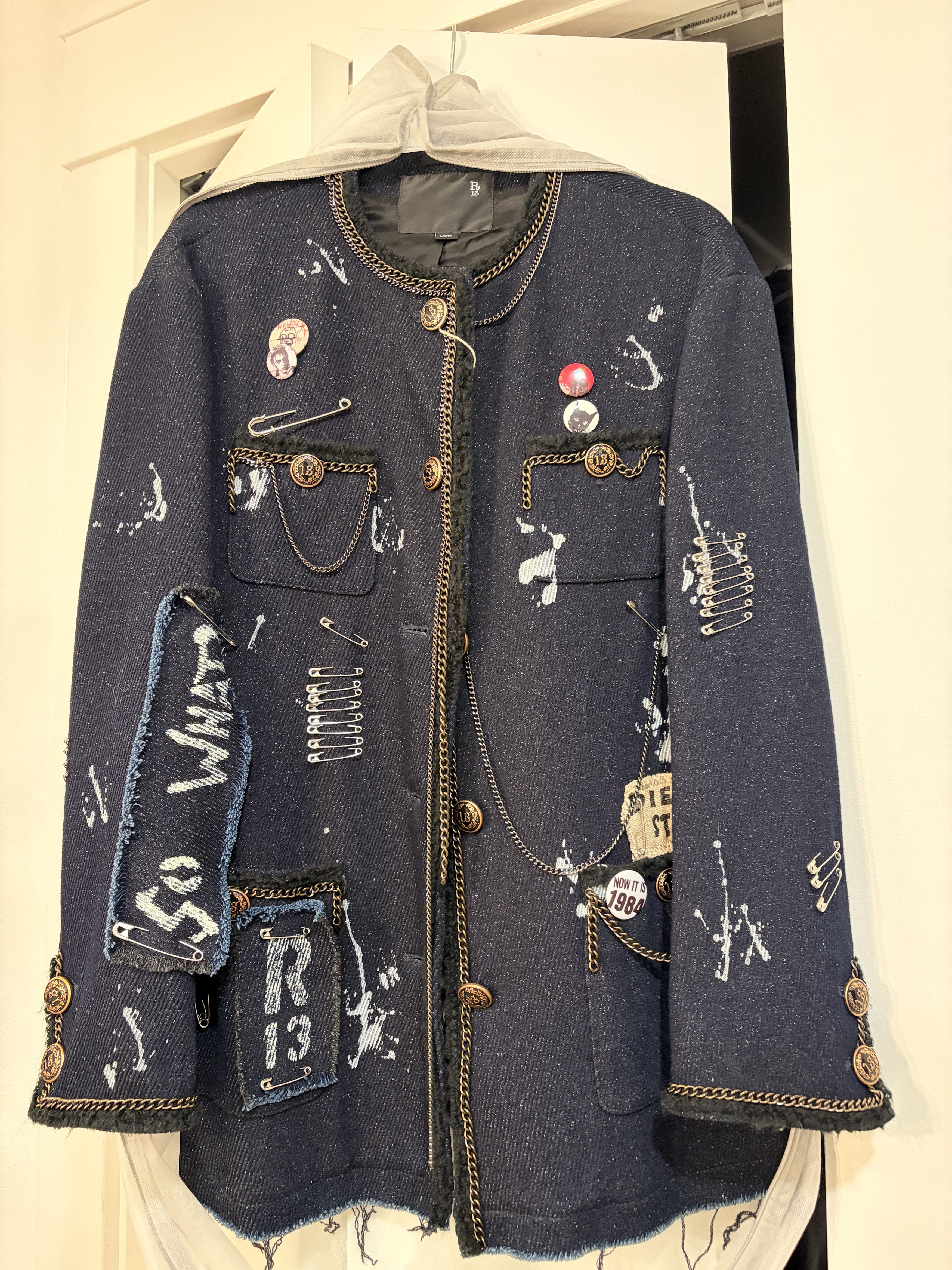 R13 R13 slouch jacket Size L / US 10 / IT 46 - 1 Thumbnail