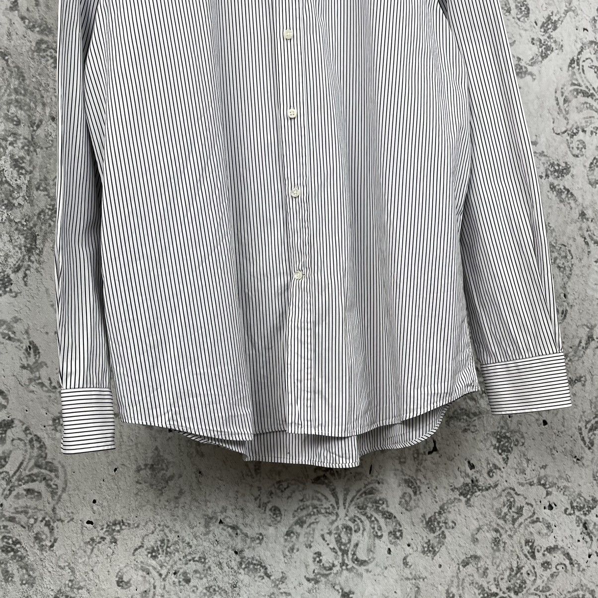 Ralph Lauren × Ralph Lauren Black Label RALPH LAUREN BLACK LABEL STRIPED SHIRT MADE IN ITALY Size US XL / EU 56 / 4 - 3 Thumbnail