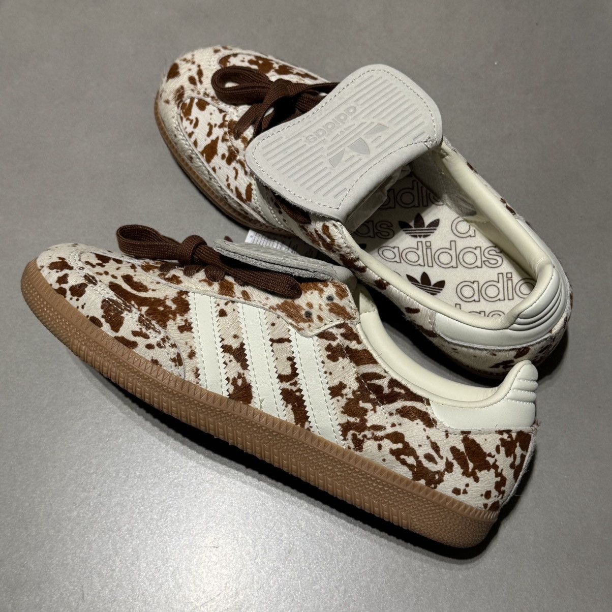 Adidas Adidas Samba LT Cow Print Brown White Us 6 Size US 6.5 / IT 36.5 - 2 Thumbnail