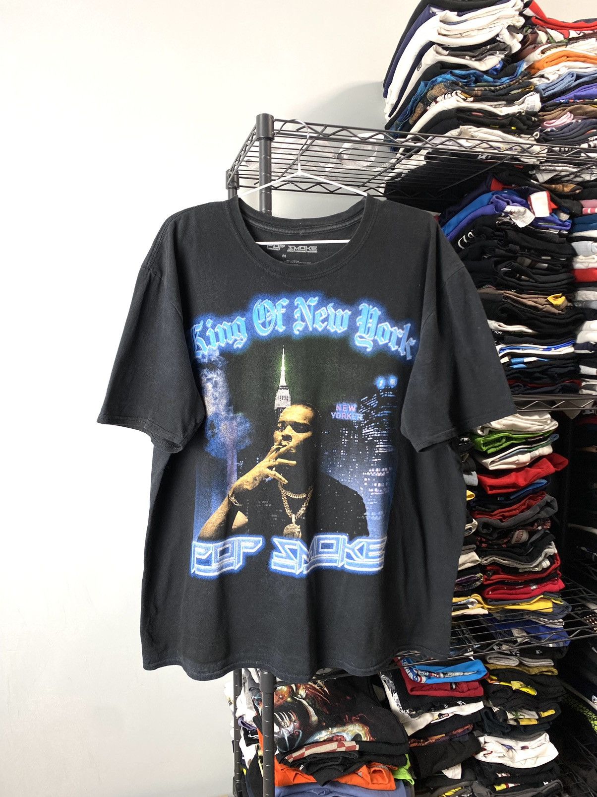 Rap Tees Pop Smoke King Of New York T Shirt Rap Hip Hop Drill Size US M / EU 48-50 / 2 - 1 Thumbnail