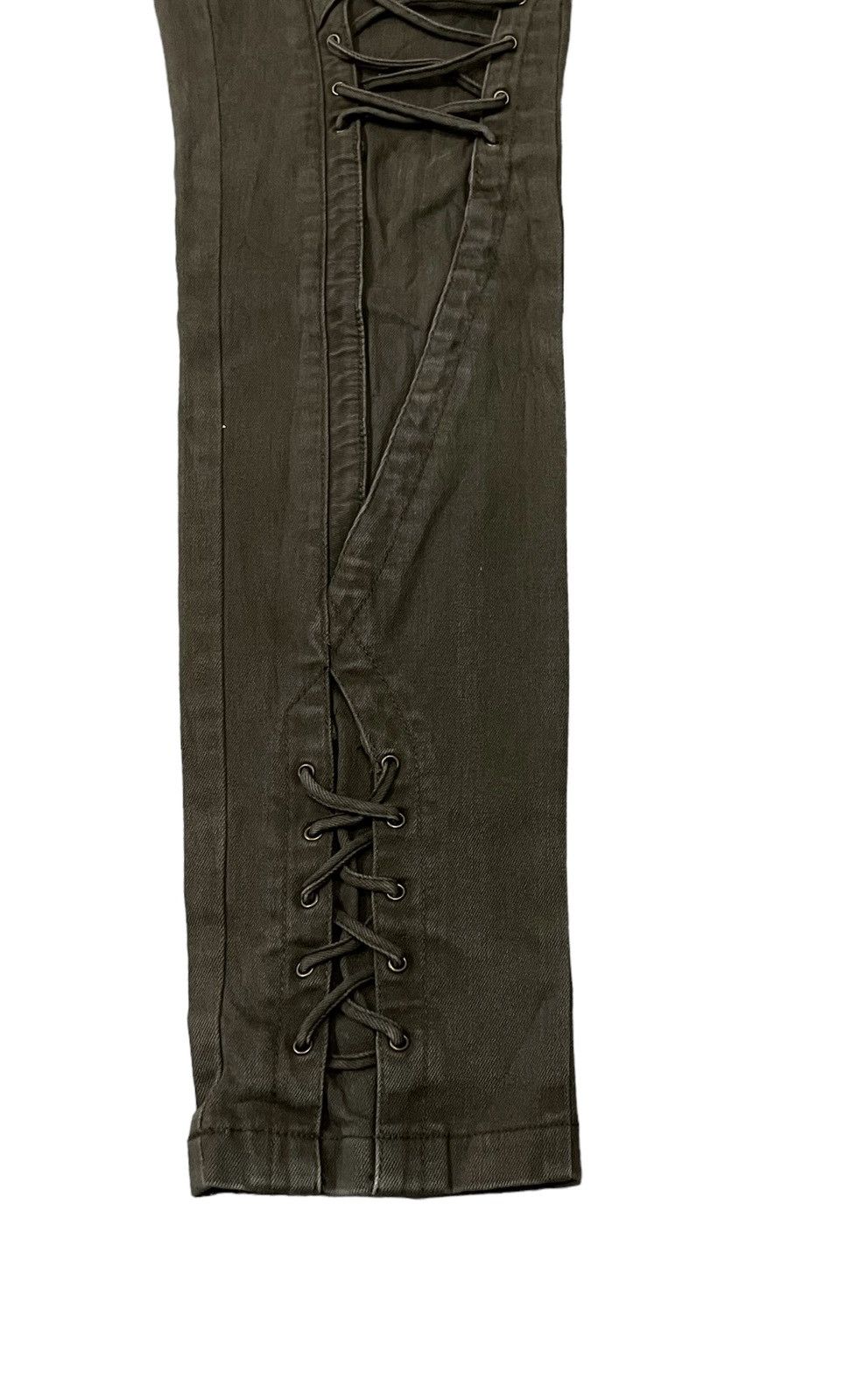 Le Grande Bleu (L.G.B.) Vintage Ozz Croce Kinky Seditionaries Stretchable Pants Size 29" - 3 Thumbnail