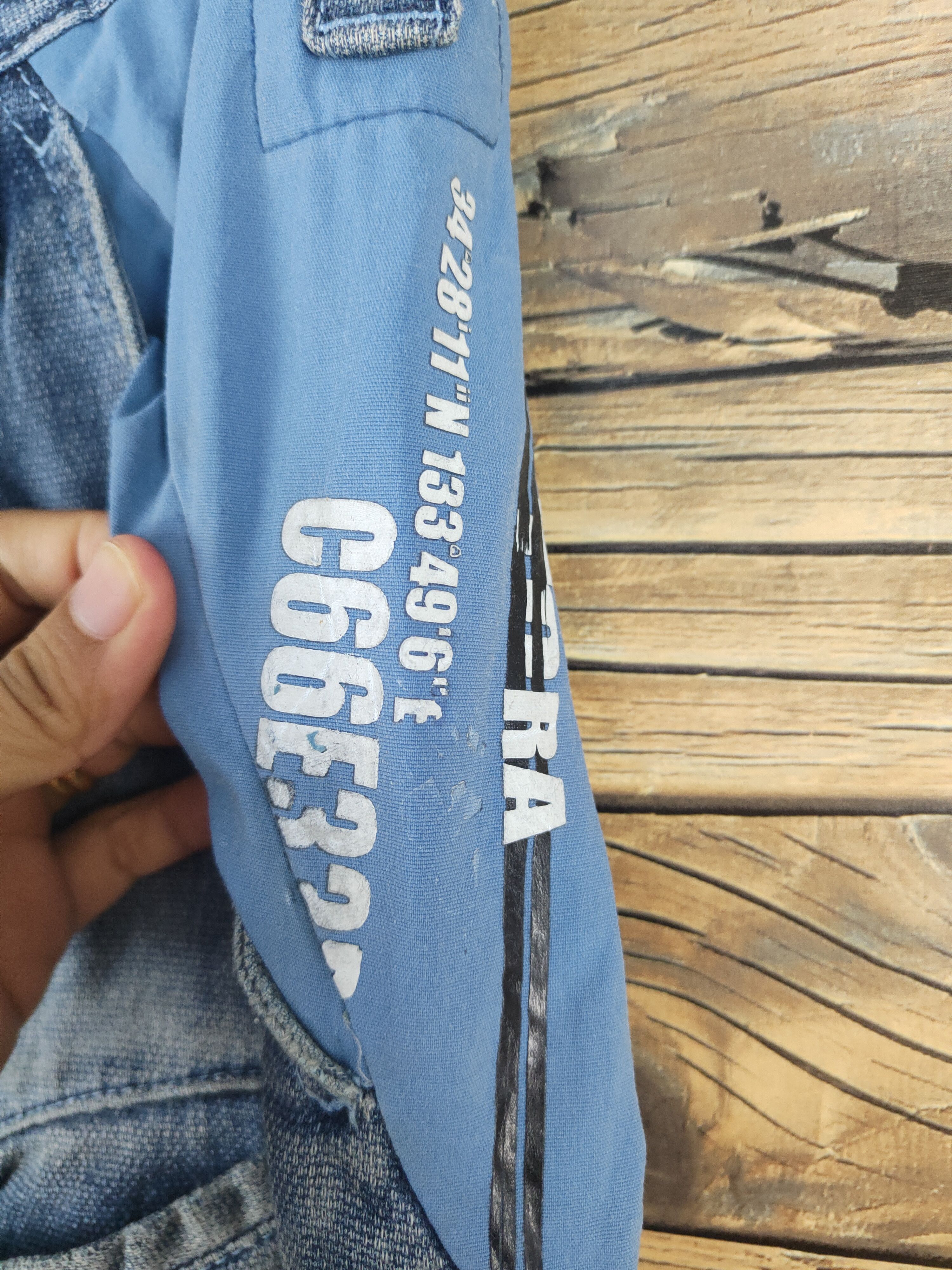 Japanese Brand Toraichi skinny Blue Distressed Ripped denim Jeans #W2001 Size US 29 - 7 Thumbnail