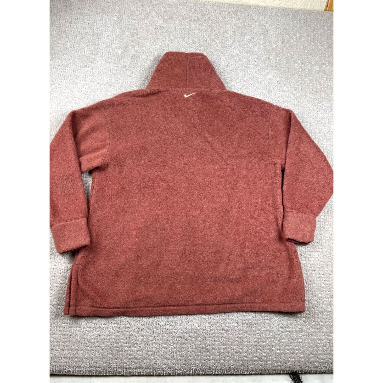 Nike Nike Jacket Womens M Red Therma Fleece Cowl Neck Pullover Long Sleeve Sweatshirt Size M / US 6-8 / IT 42-44 - 5 Thumbnail