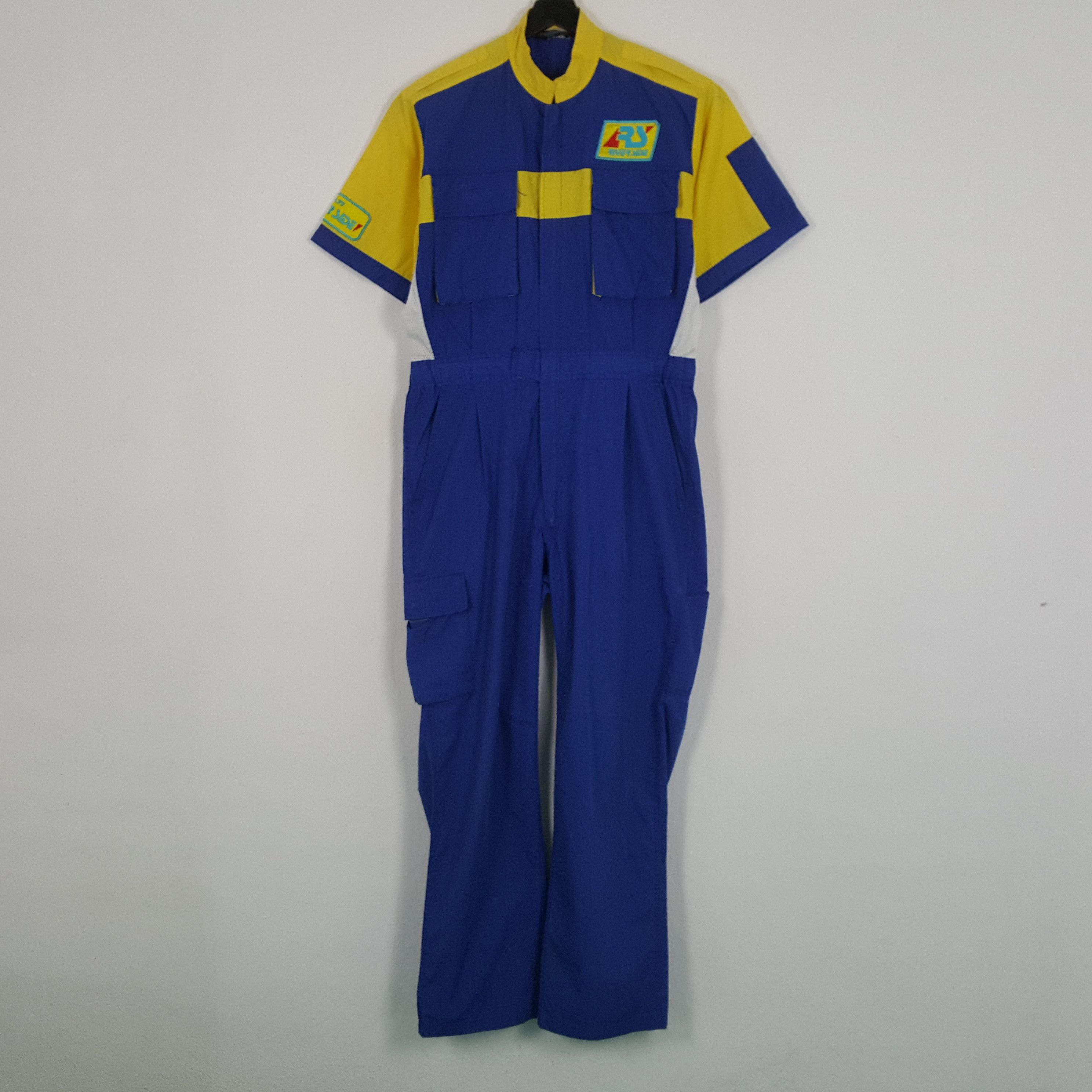 Japanese Brand × Vintage RIVER SIDE STAFF Workwear Style Coverall Jacket Size US M / EU 48-50 / 2 - 4 Thumbnail