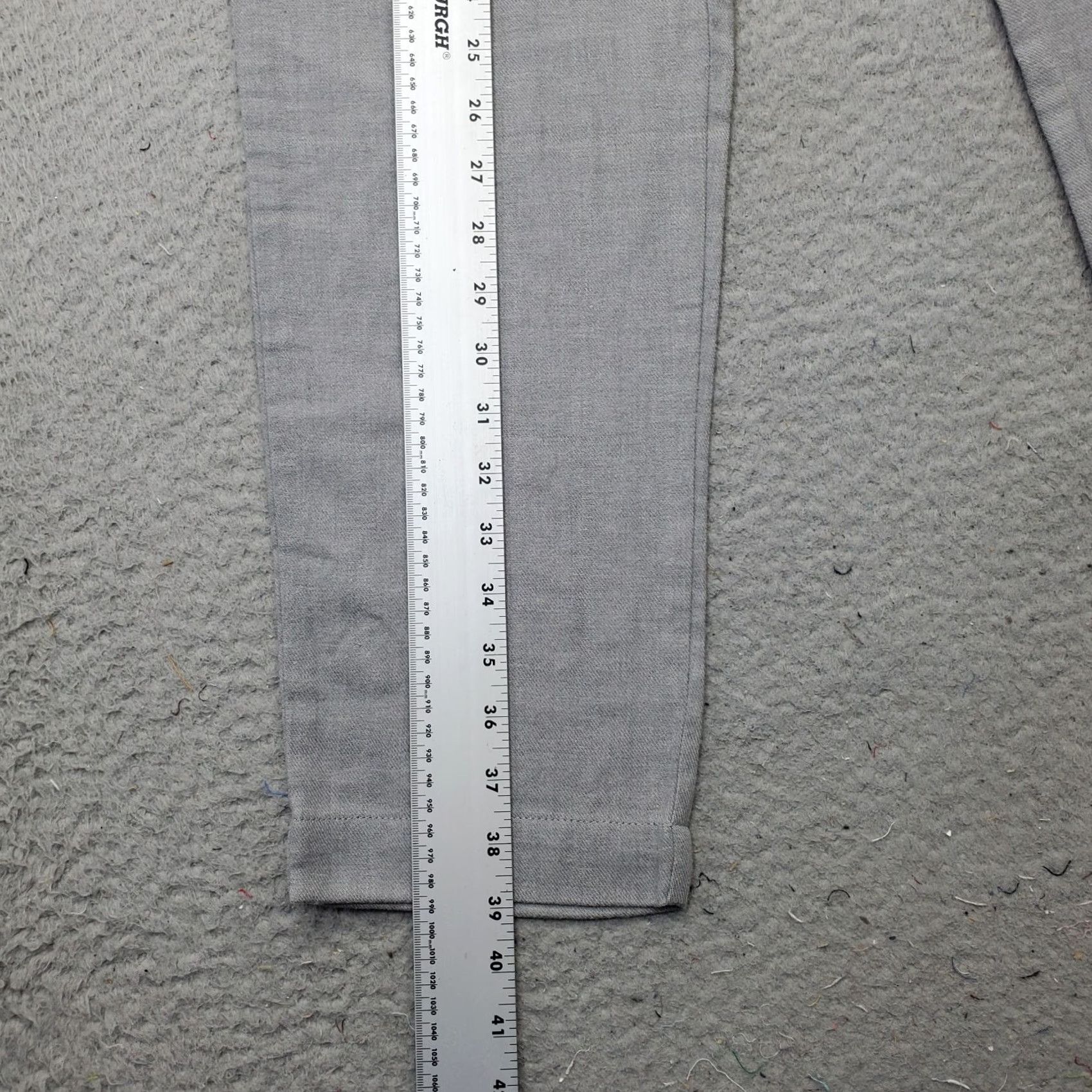 Banana Republic Banana Republic Pants Womens Small Gray Straight Leg Elastic Waist Drawstring Size 28" / US 6 / IT 42 - 3 Thumbnail