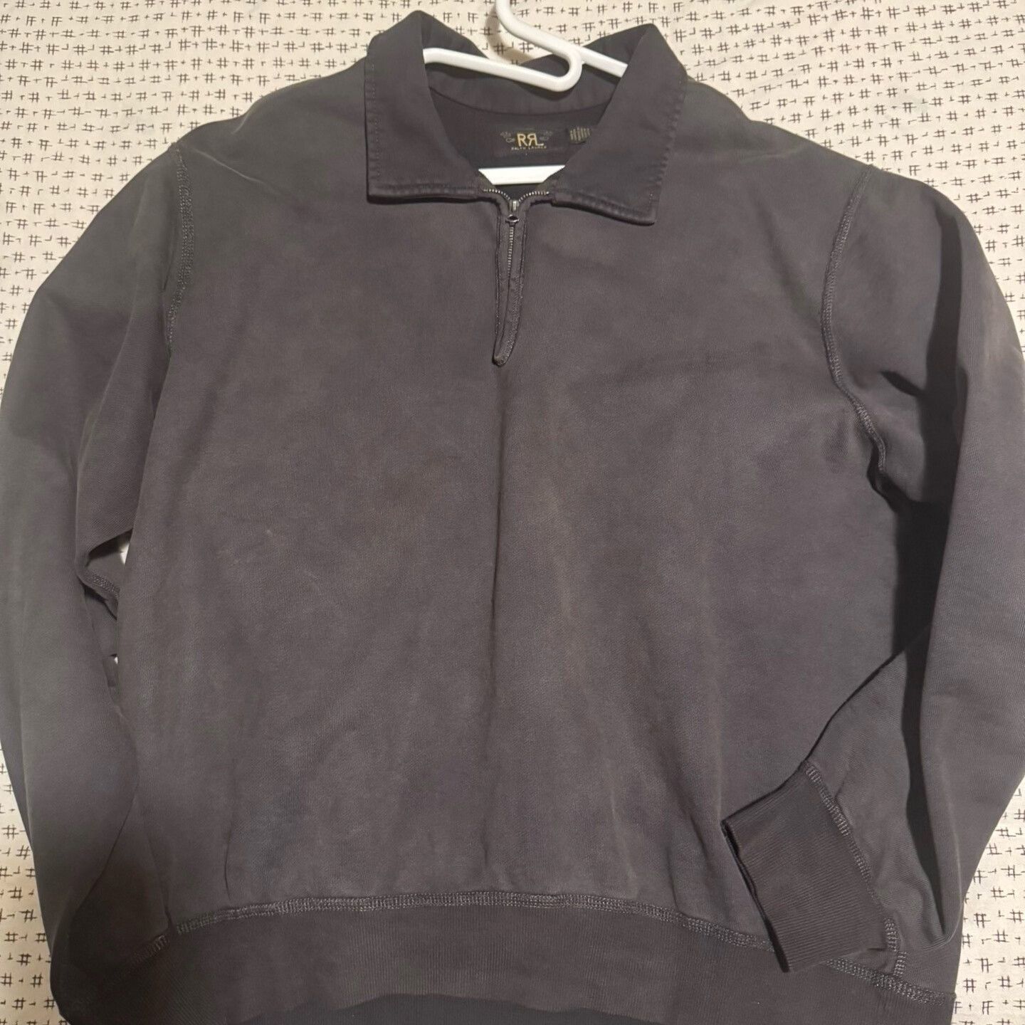 RRL Ralph Lauren RRL Half-Collar Sweatshirt XL Size US XL / EU 56 / 4 - 1 Thumbnail