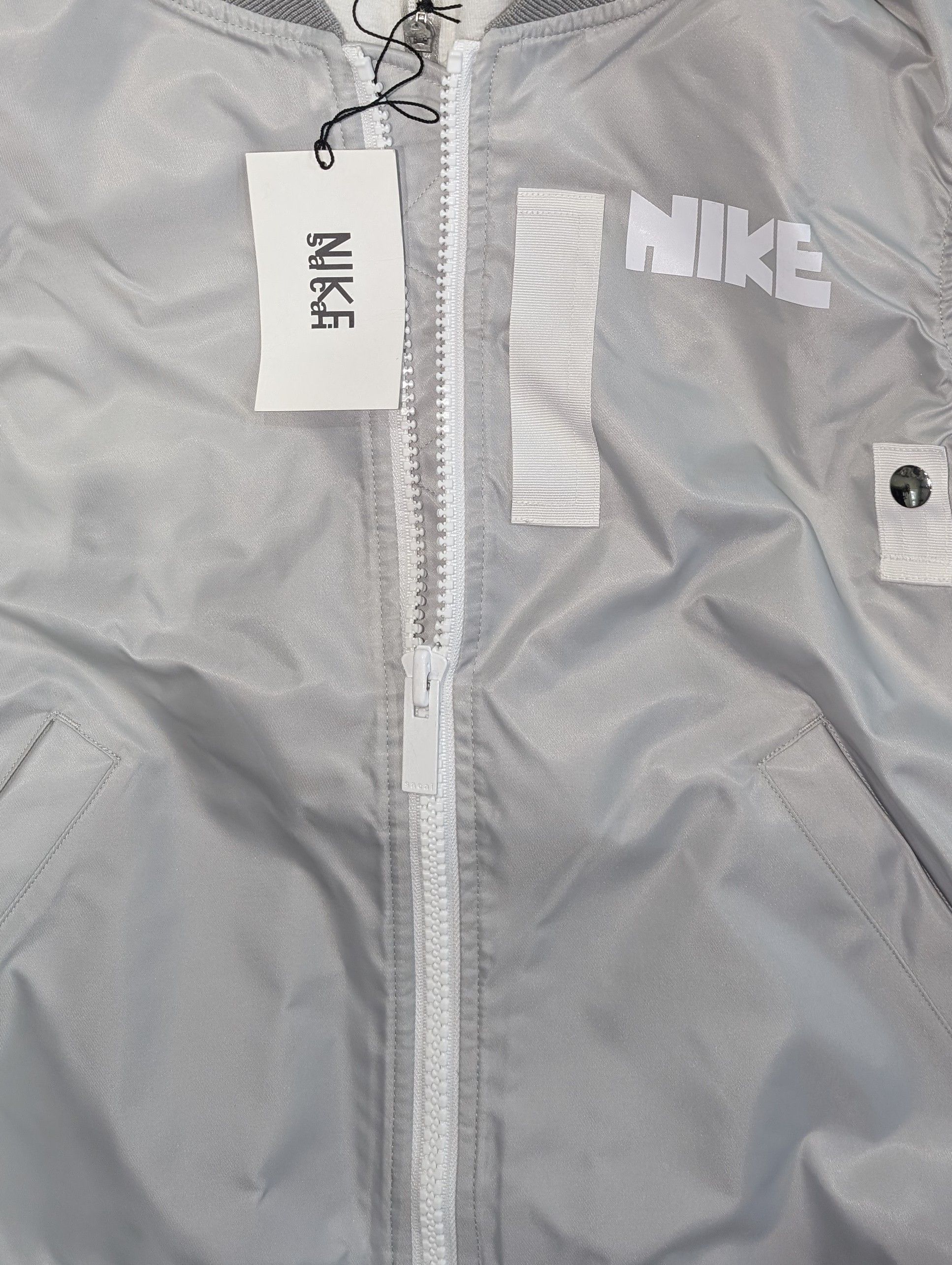 Nike × Sacai Nike x Sacai Double Layer hooded bomber jacket - SIZE XS Size XS / US 0-2 / IT 36-38 - 2 Thumbnail