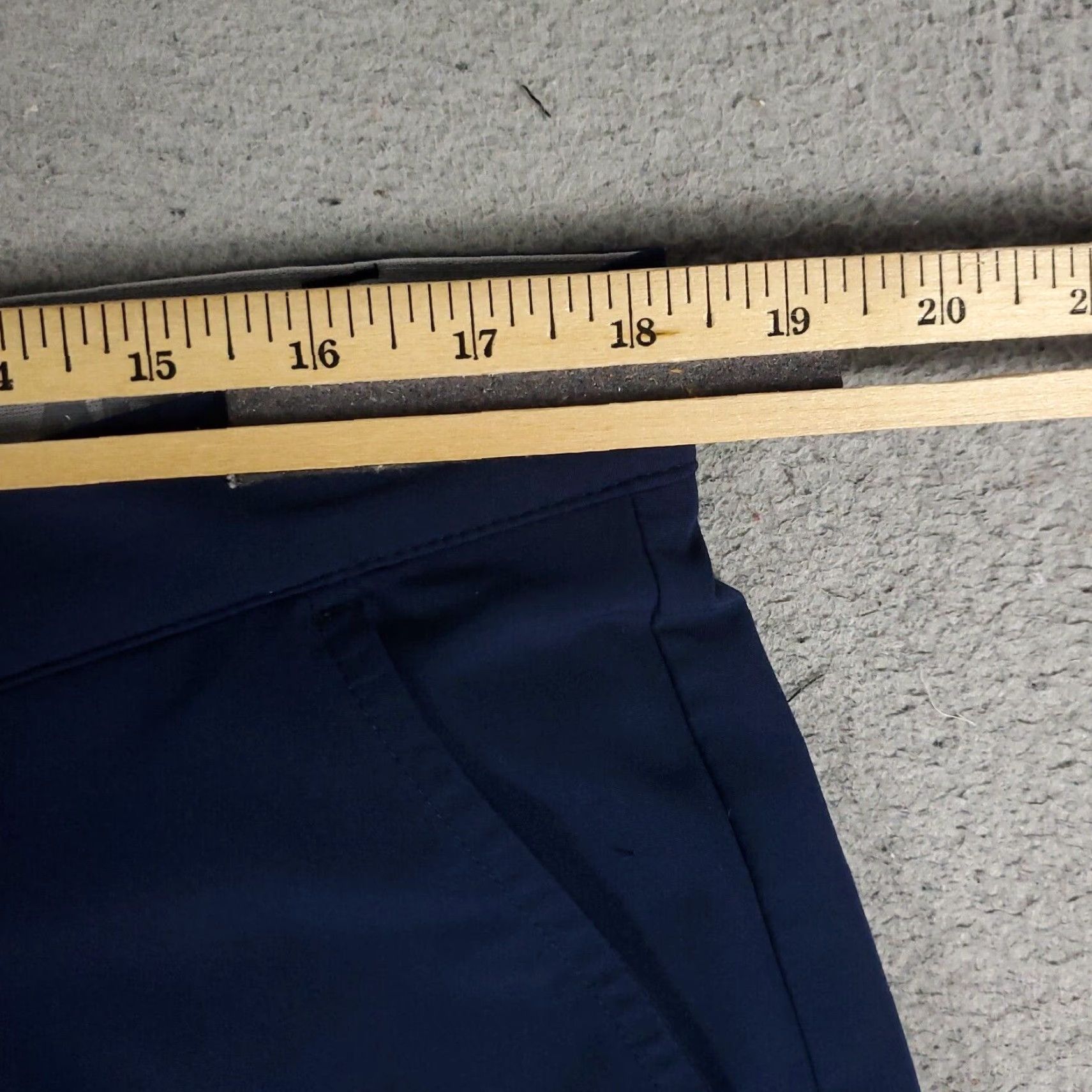 Adidas Adidas Shorts Mens 36 Blue Golf Casual Flat Front Chino Slash Pockets [Num] Size US 36 / EU 52 - 4 Thumbnail