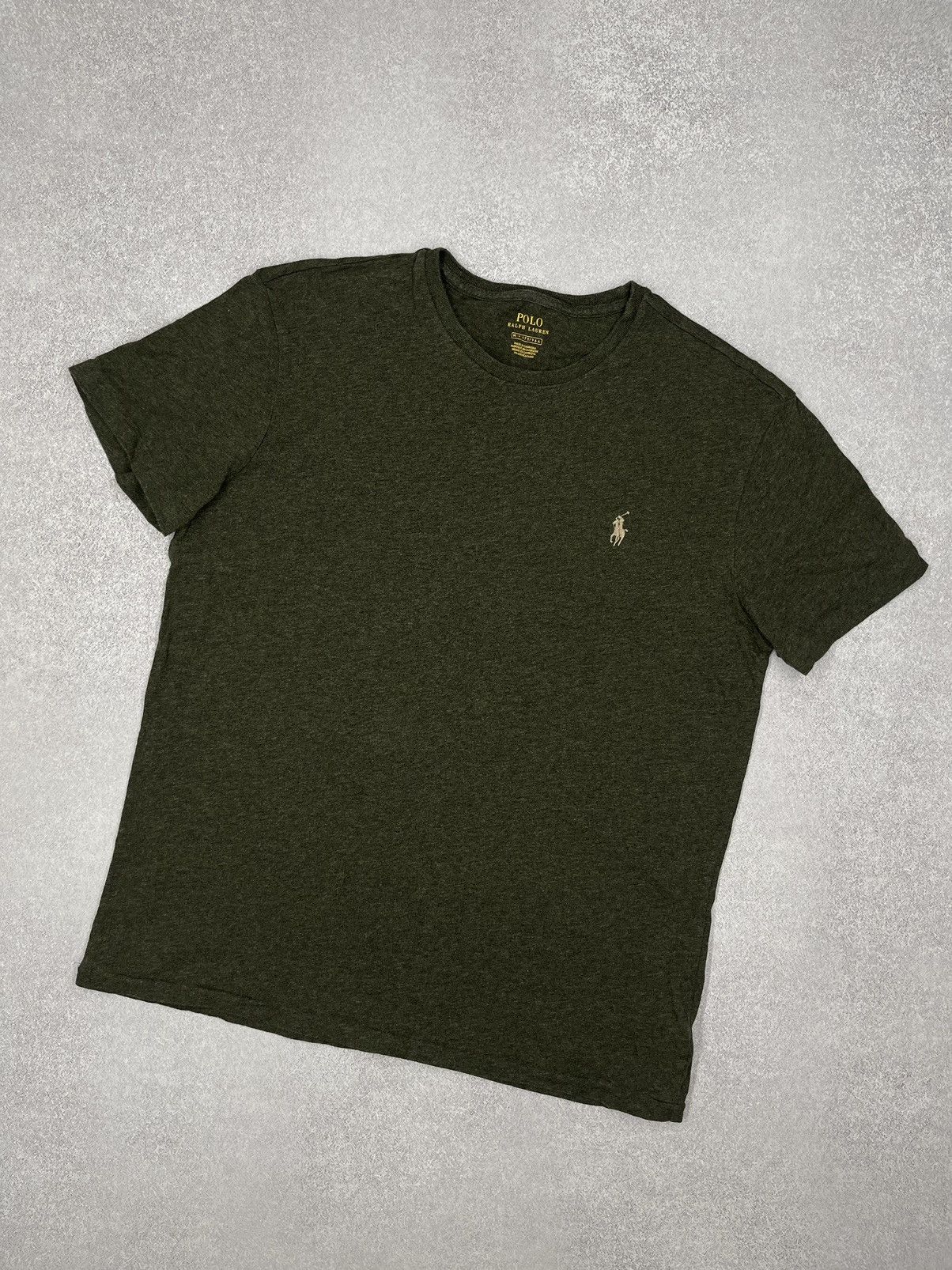 Polo Ralph Lauren Mens Polo Ralph Lauren Khaki T Short Y2K Size M Rugby Size US M / EU 48-50 / 2 - 1 Thumbnail