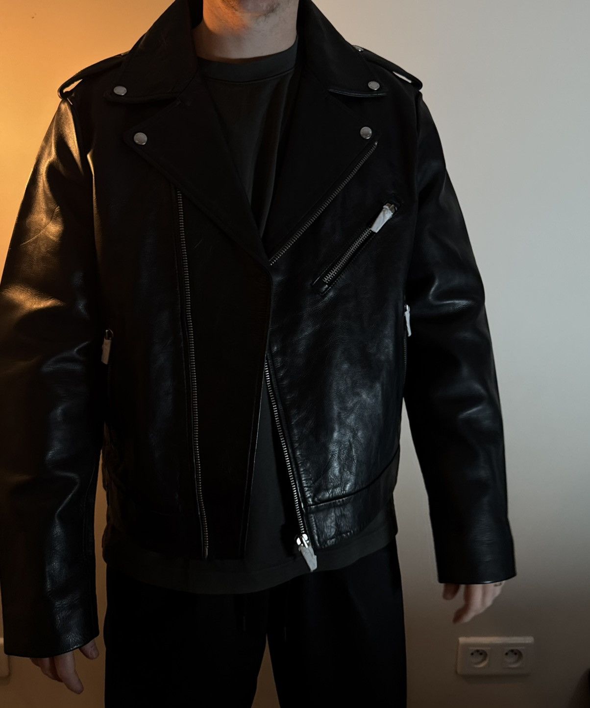 The Kooples Biker Leather jacket « perfecto » style new Size US L / EU 52-54 / 3 - 3 Thumbnail