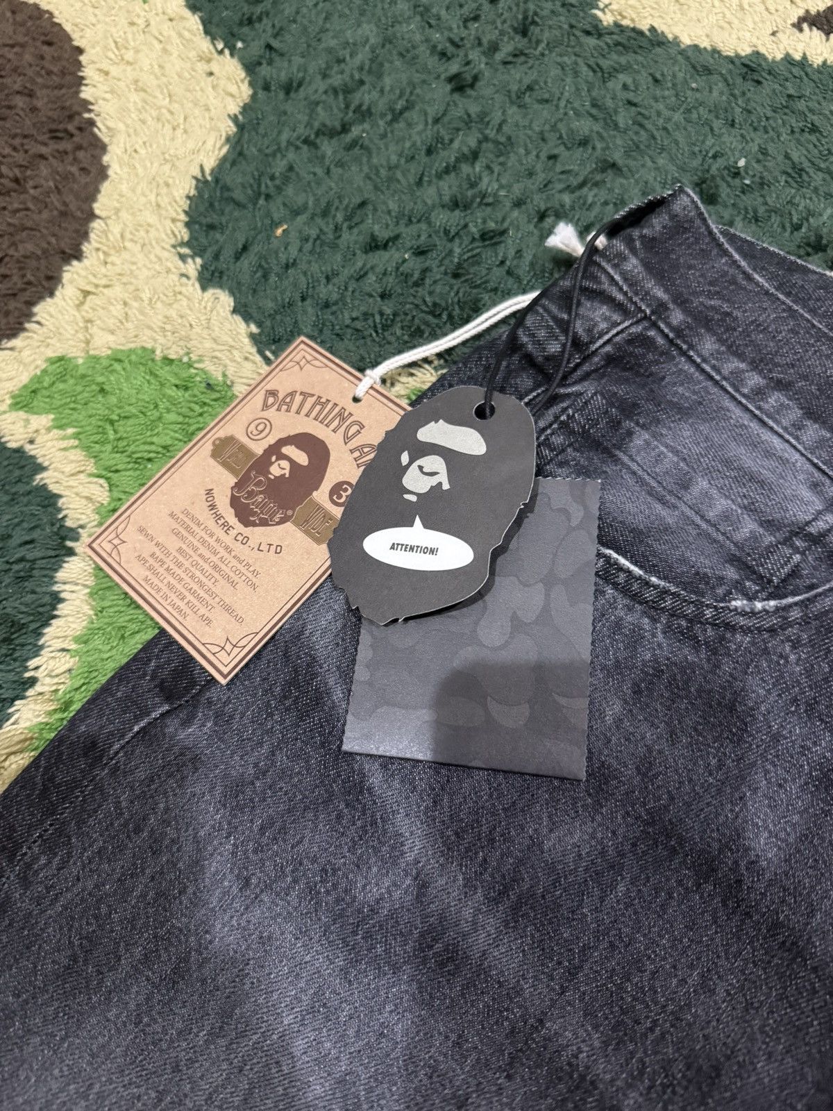 Bape × Mastermind Japan Mastermind x Bape Denim Pants Rare Size US 32 / EU 48 - 3 Thumbnail