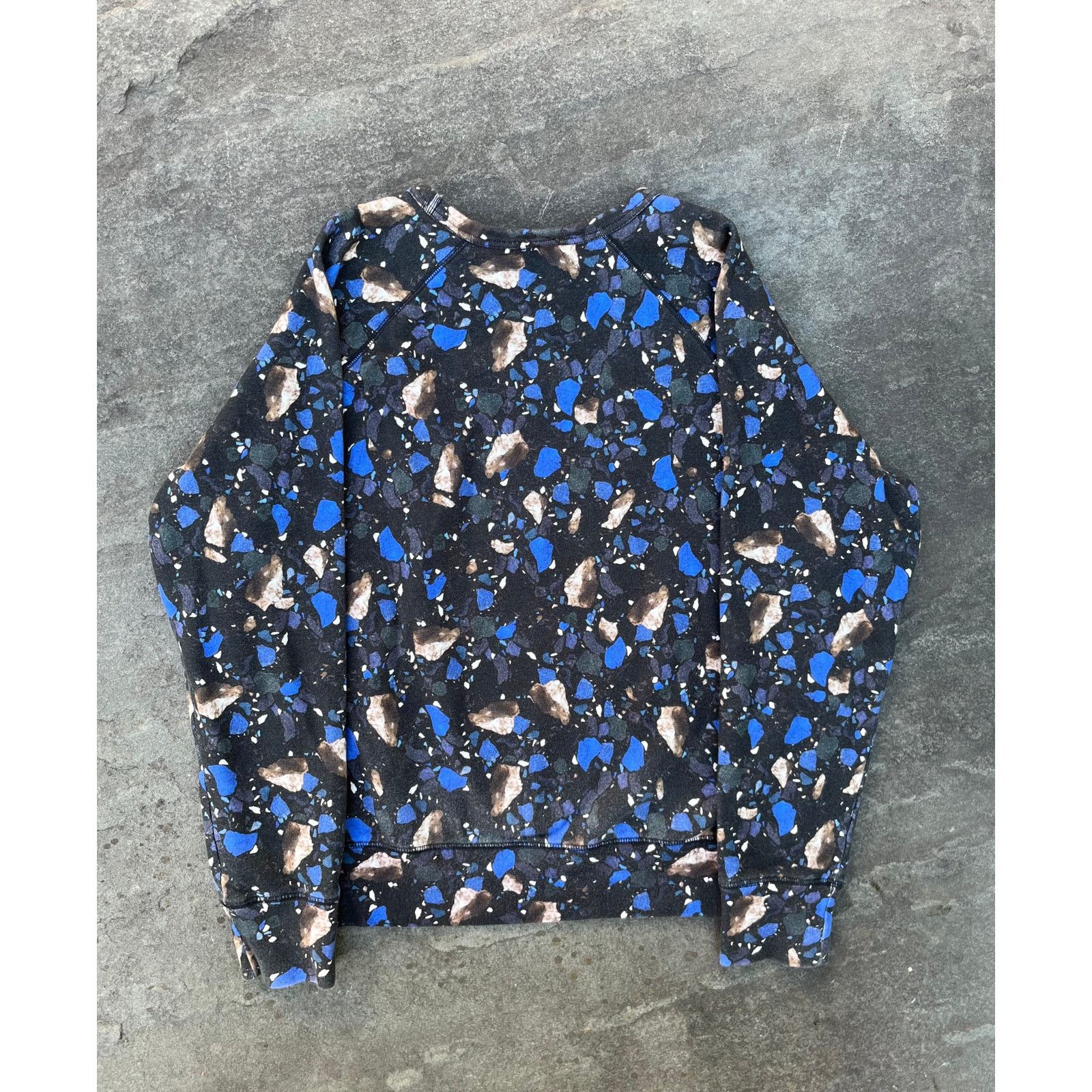 Acne Studios Acne Studios Terrazzo Boxy College Print Sweatshirt Large Size L / US 10 / IT 46 - 2 Thumbnail